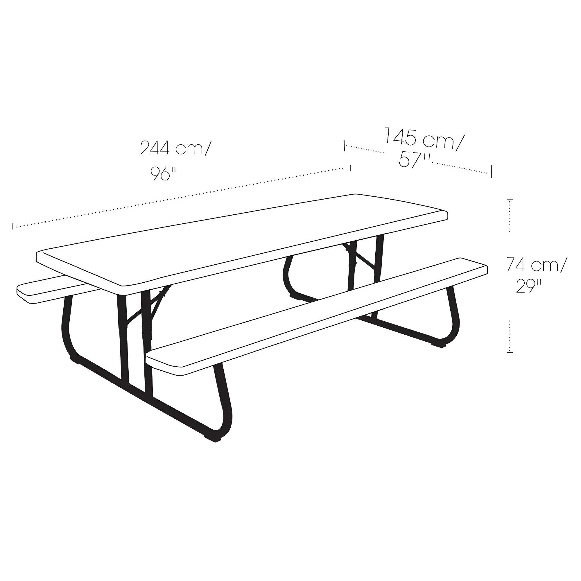 8 - Person Rectangular Outdoor Dining Set