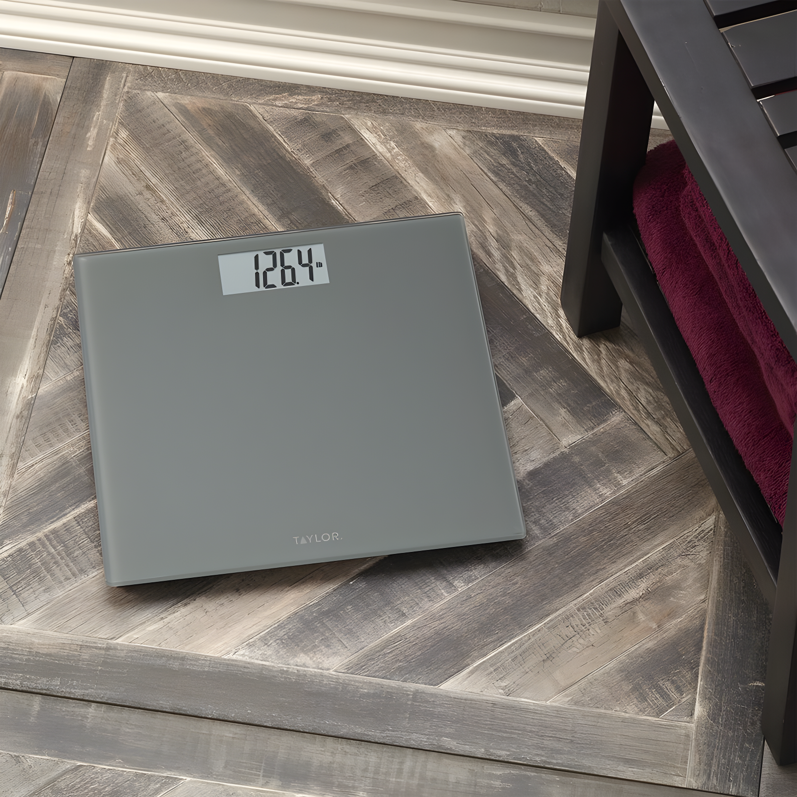Taylor Taylor Digital Scale, 400 LB Capacity, 11.8 x 11.8 Inches