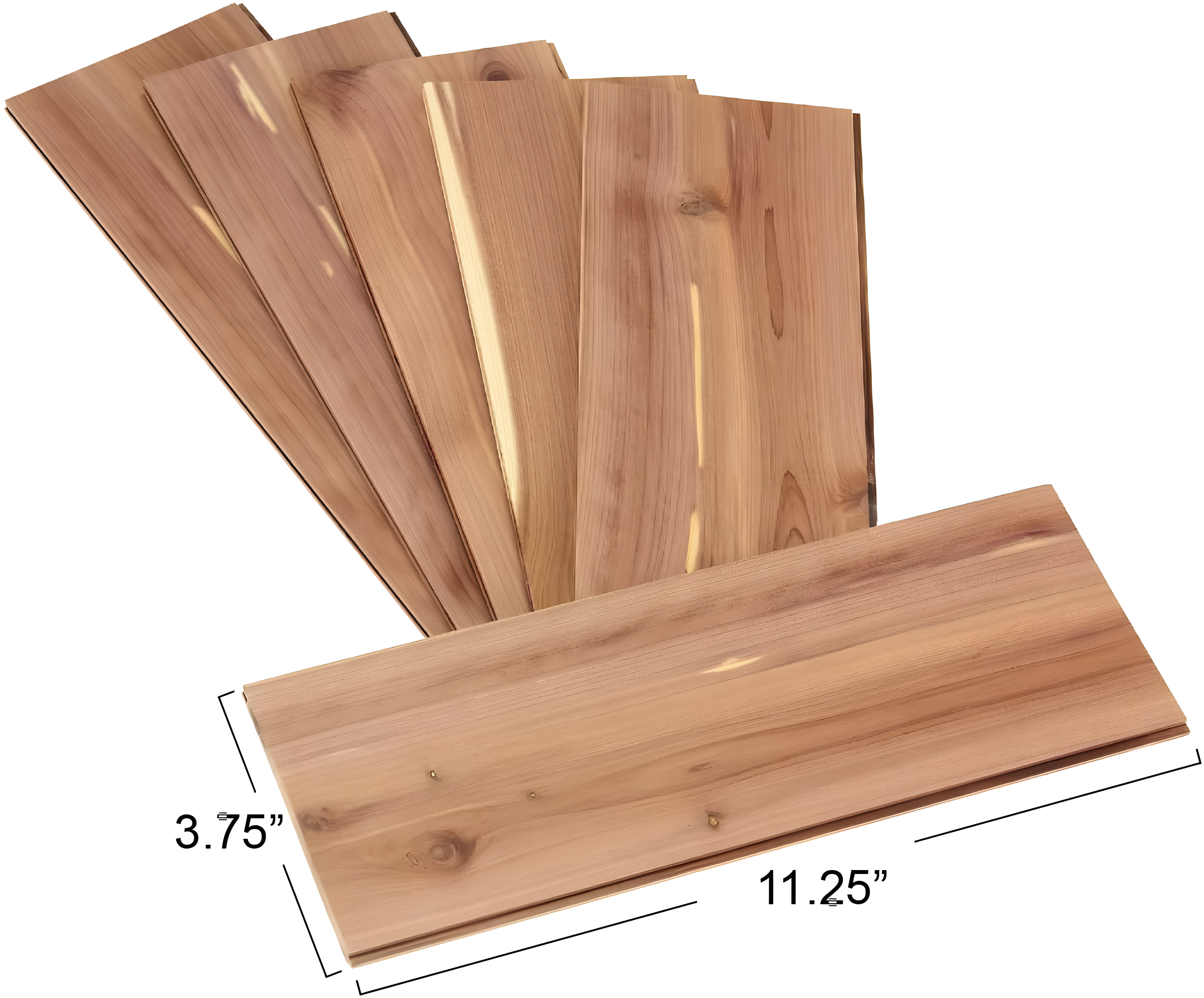 Creline Solid Wood Shelving (Set of 10)