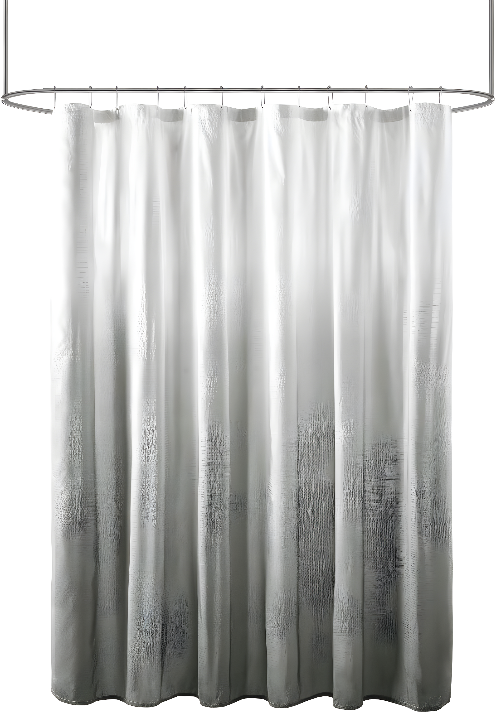Madison Park Ara Ombre Printed Seersucker Single Shower Curtain