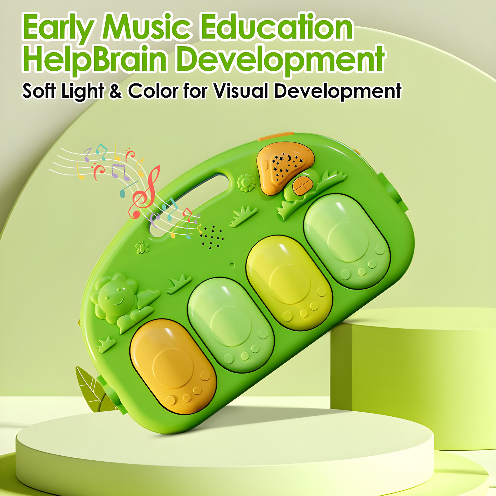 dearlomum Baby Play Mat Baby Gym,Funny Play Piano Tummy Time Baby Activity Mat With 5 Infant Sensory Baby Toys | Wayfair