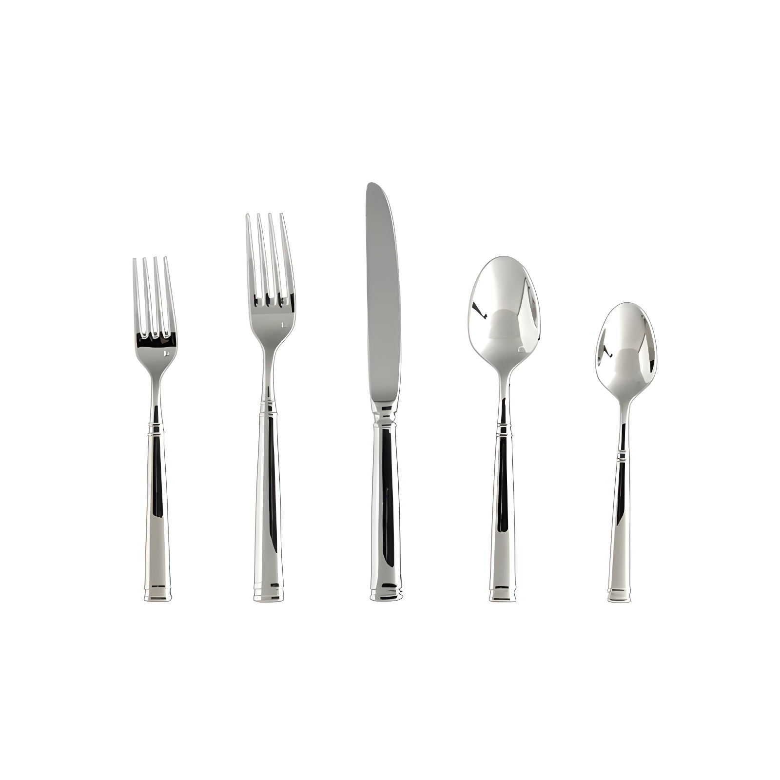 Fortessa Bistro Stainless Steel Flatware Set, Service for 4