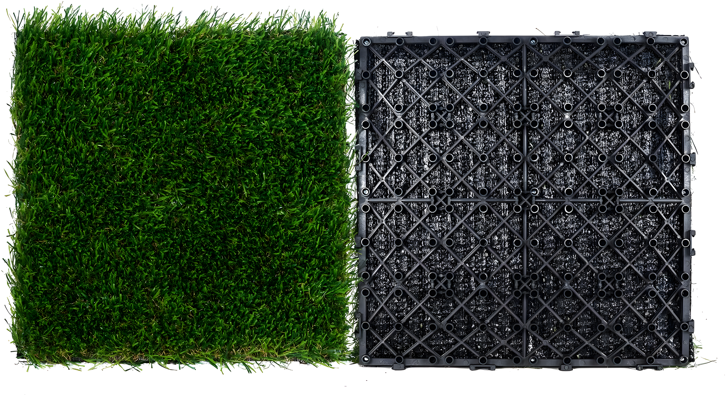 VEVOR 12" x 12" Artificial Grass Turf Panels (Set of 9)