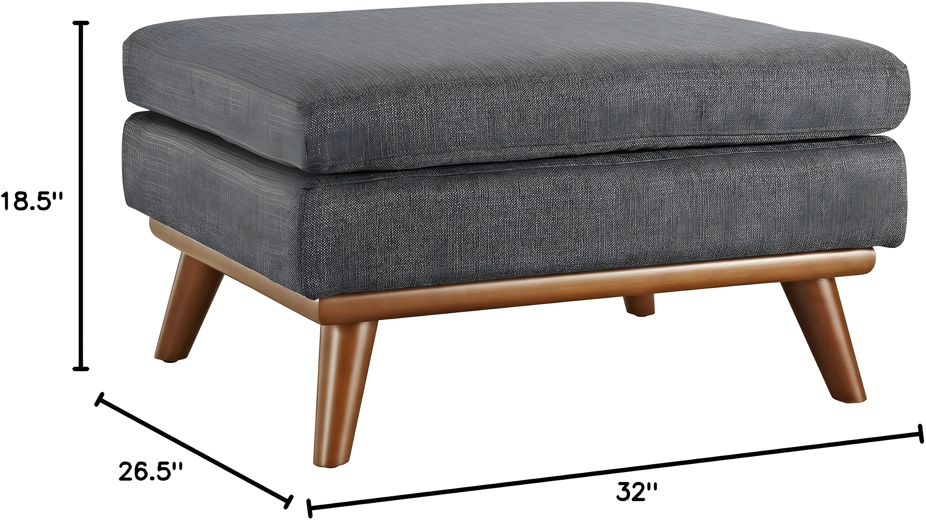 Modway Engage Upholstered Fabric Ottoman