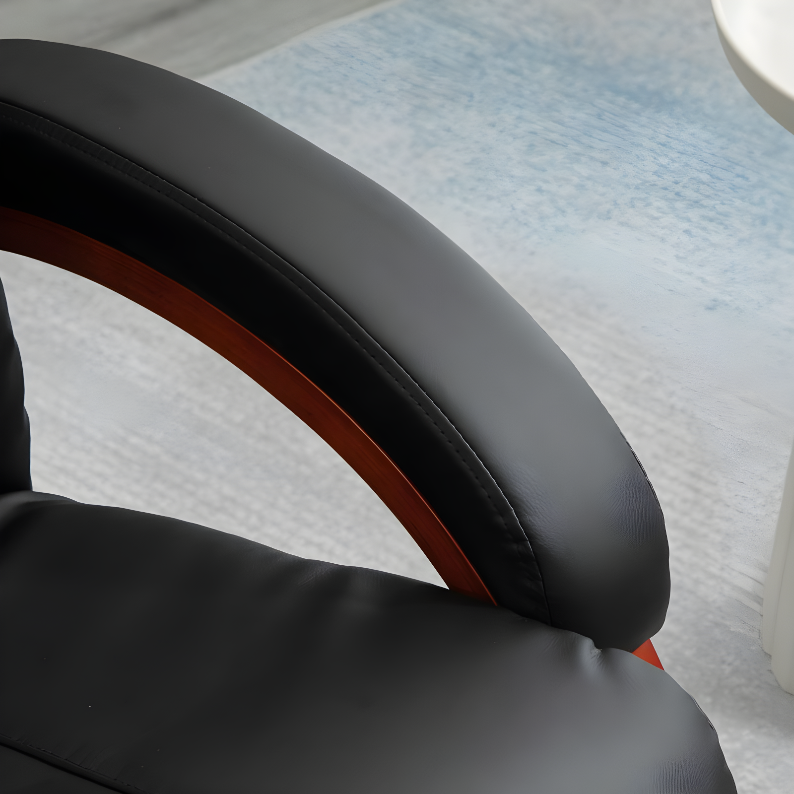 HOMCOM Recliner Chair with Ottoman, Electric Faux Leather Swivel Reclining Chair with 10 Vibration Points, 5 Massage Mode, Remote Control, Black