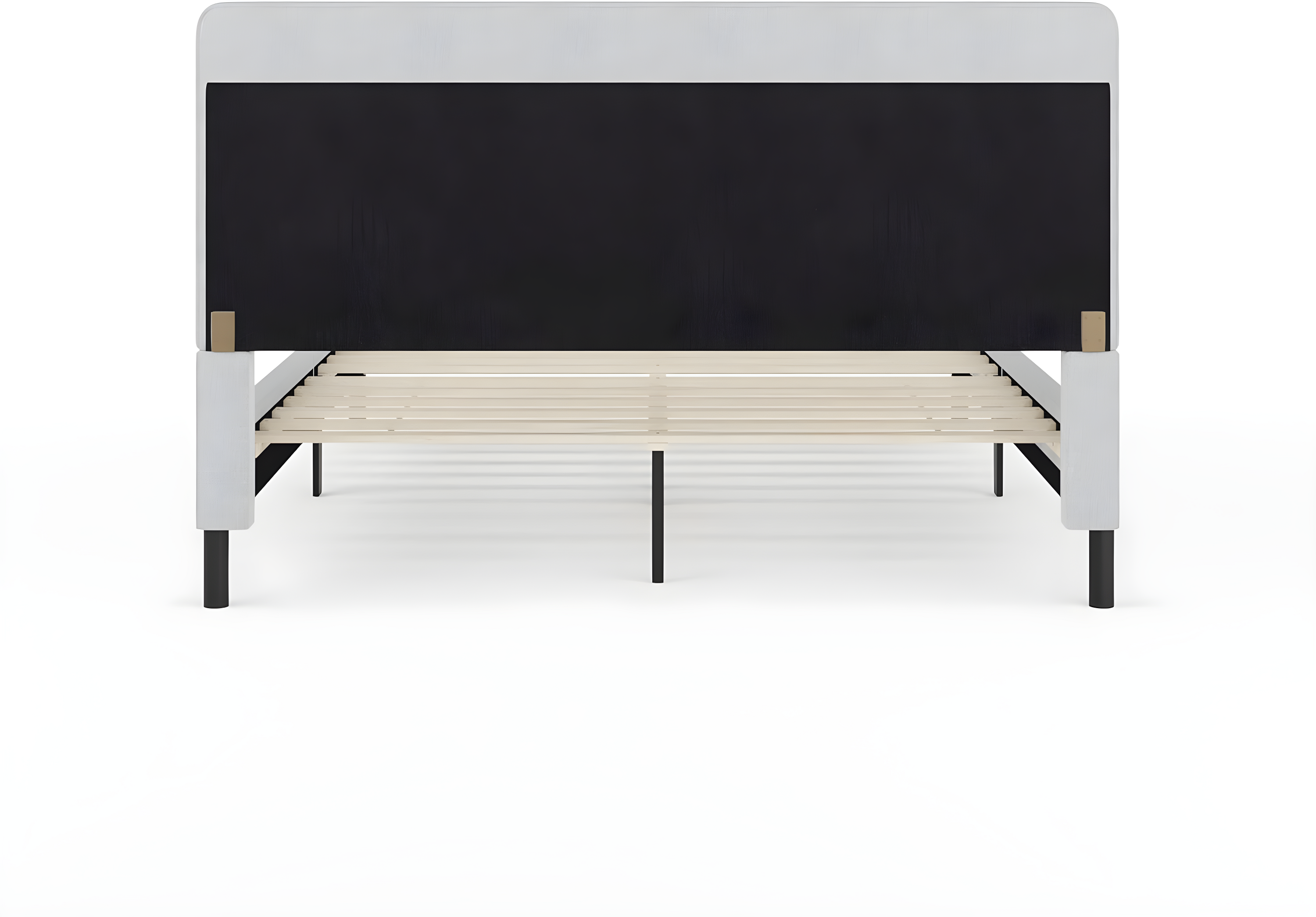 Martha Stewart Martha Stewart Amelia Upholstered Platform Bed With Curved Headboard