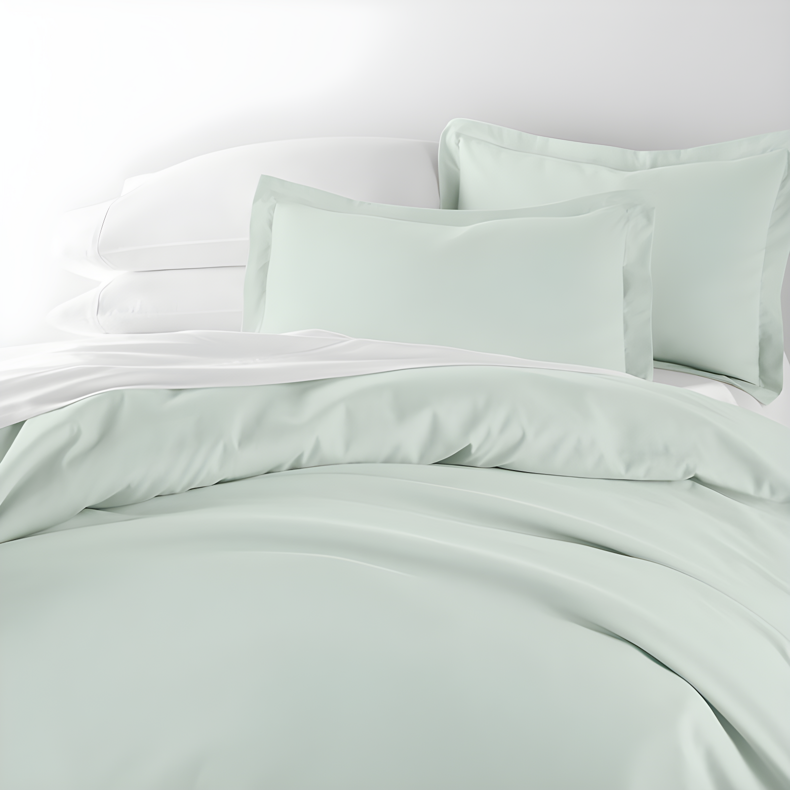 Duvet Cover Set Super Soft Microfiber Bedding in Solid Colors