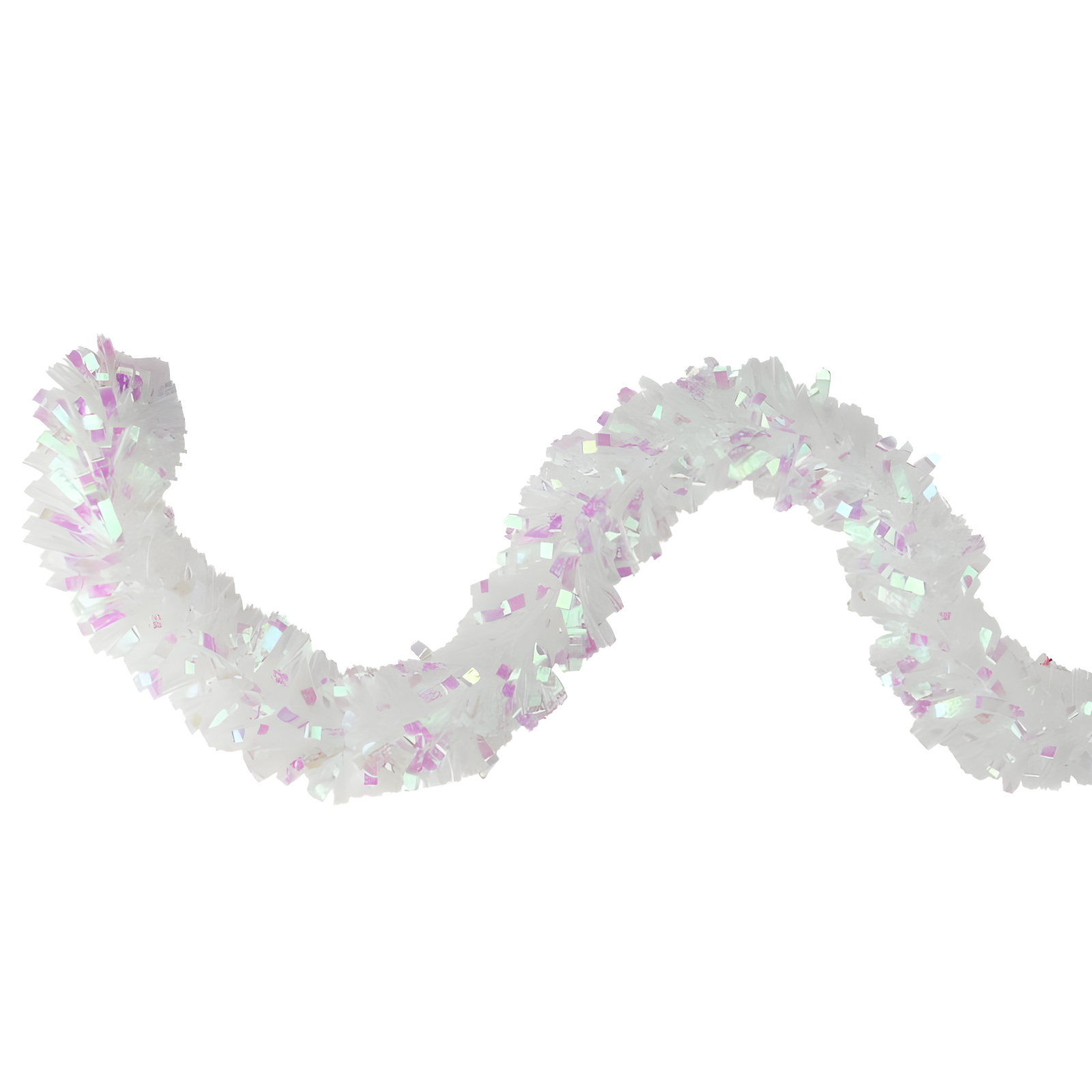12' Christmas Tinsel Garland - Unlit