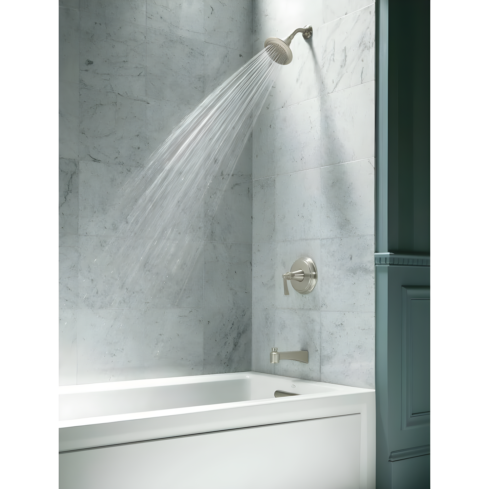 Archer® 60" x 32" Acrylic Alcove Soaking Bathtub with Comfort Depth