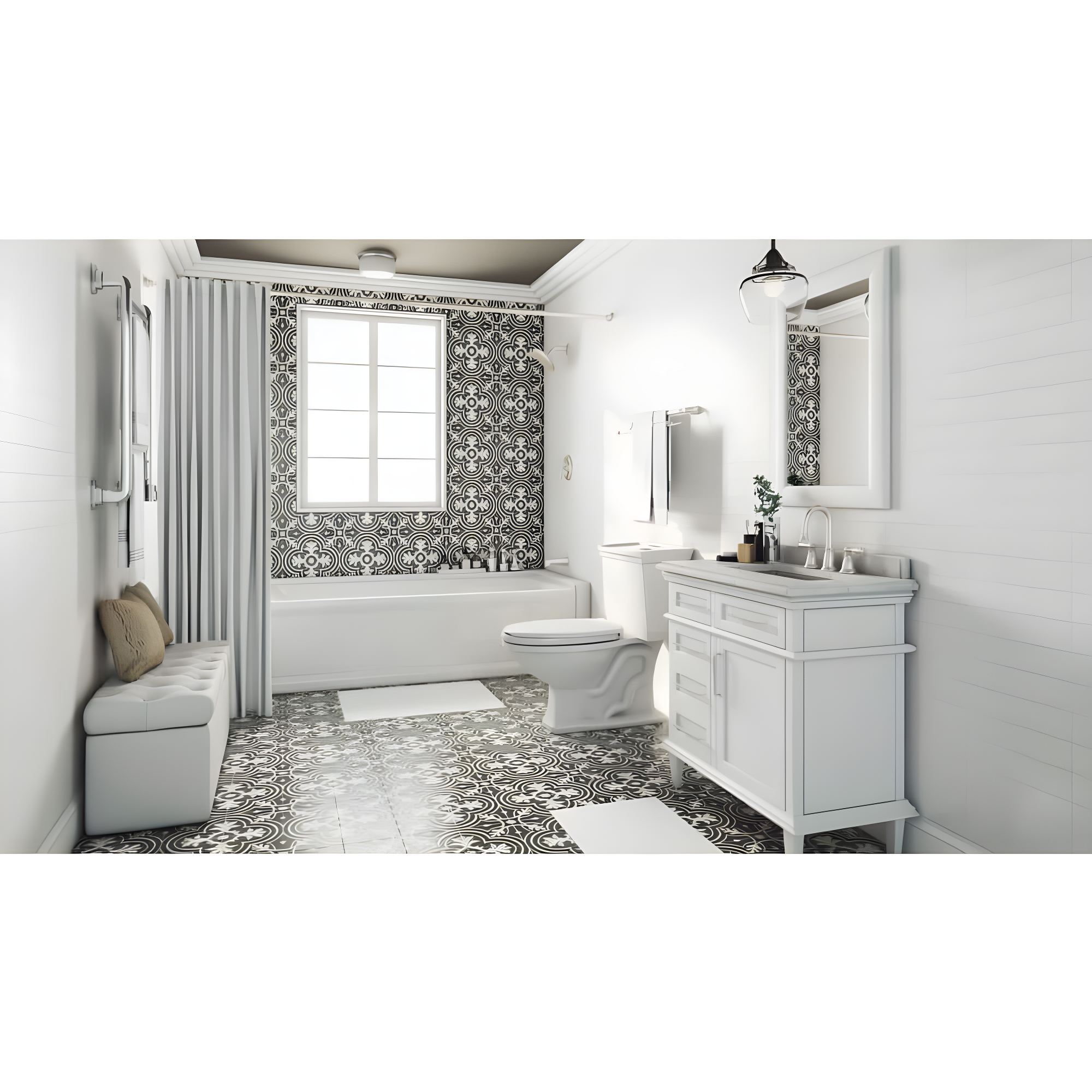 Archer® 60" x 32" Acrylic Alcove Soaking Bathtub with Comfort Depth