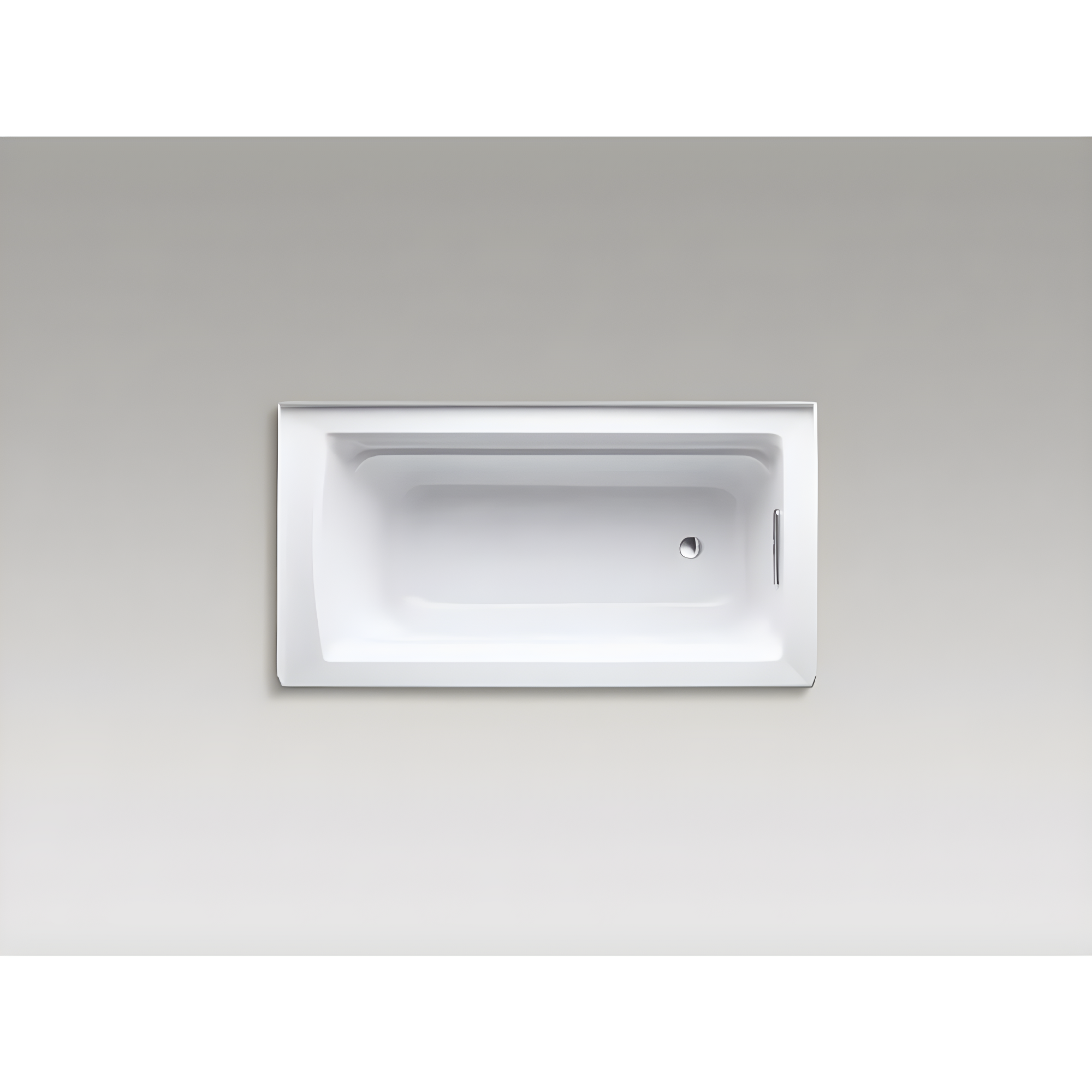 Archer® 60" x 32" Acrylic Alcove Soaking Bathtub with Comfort Depth