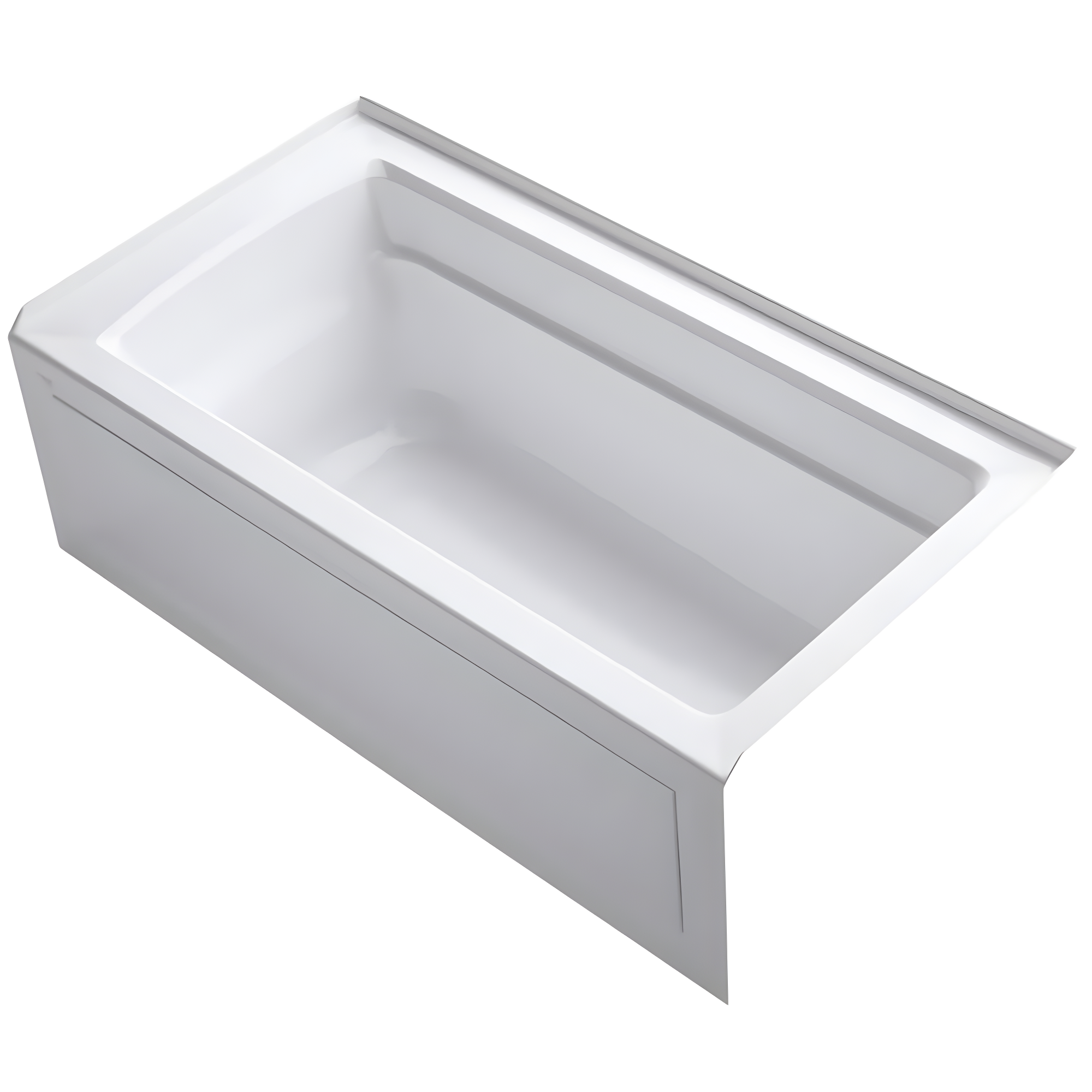 Archer® 60" x 32" Acrylic Alcove Soaking Bathtub with Comfort Depth