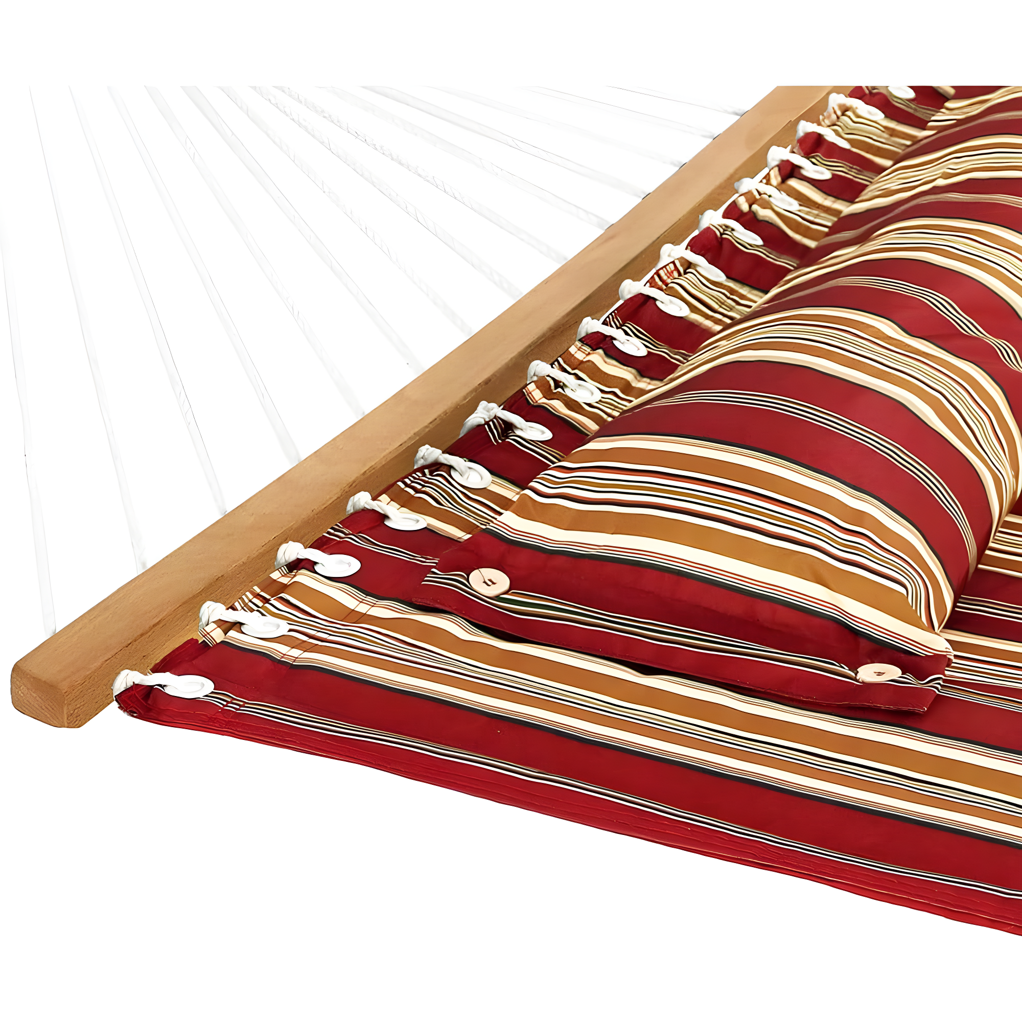 2-Person Quilted Polyester Spreader Bar Hammock