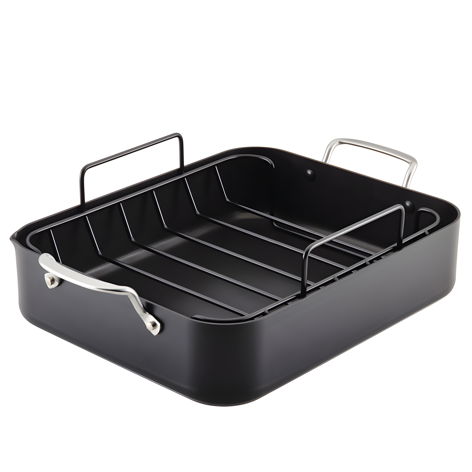 KitchenAid Hard-Anodized Aluminum Non-Stick Roasting Pan with Rack