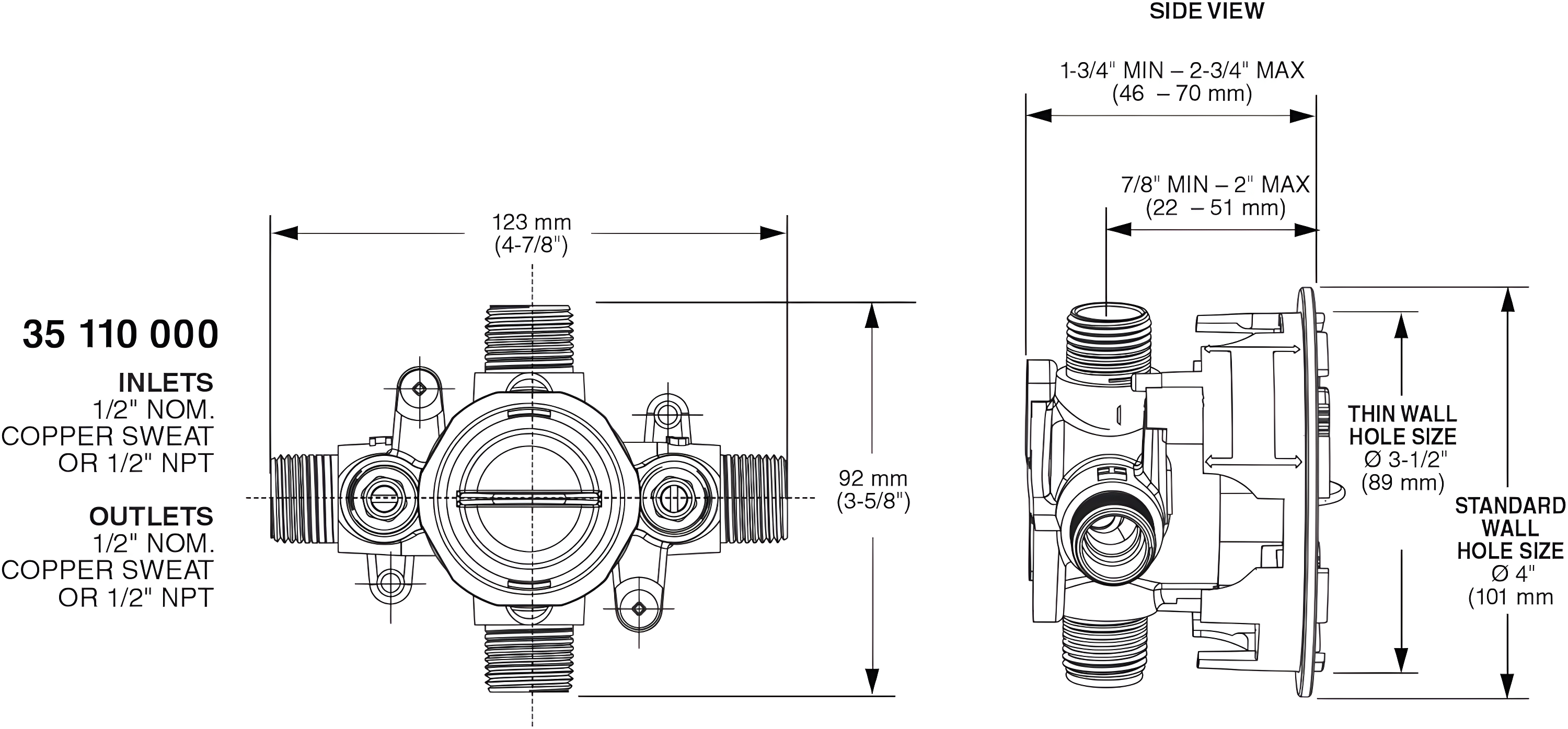 Grohsafe Pressure Balance Valve