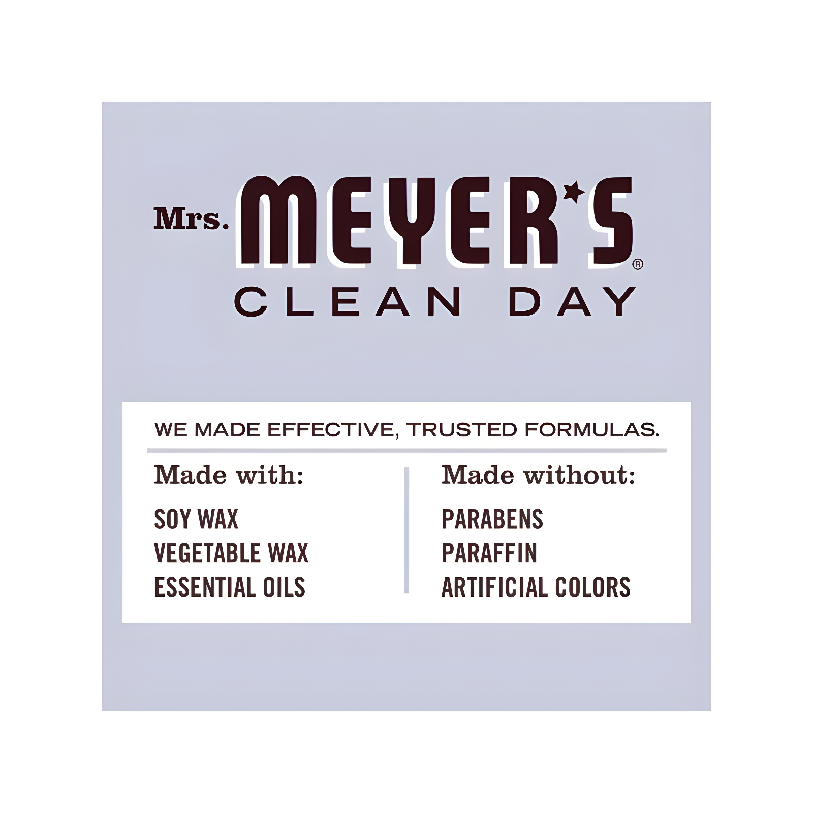 Mrs. Meyer's Clean Day Lavender Large Jar Candle - 7.2oz