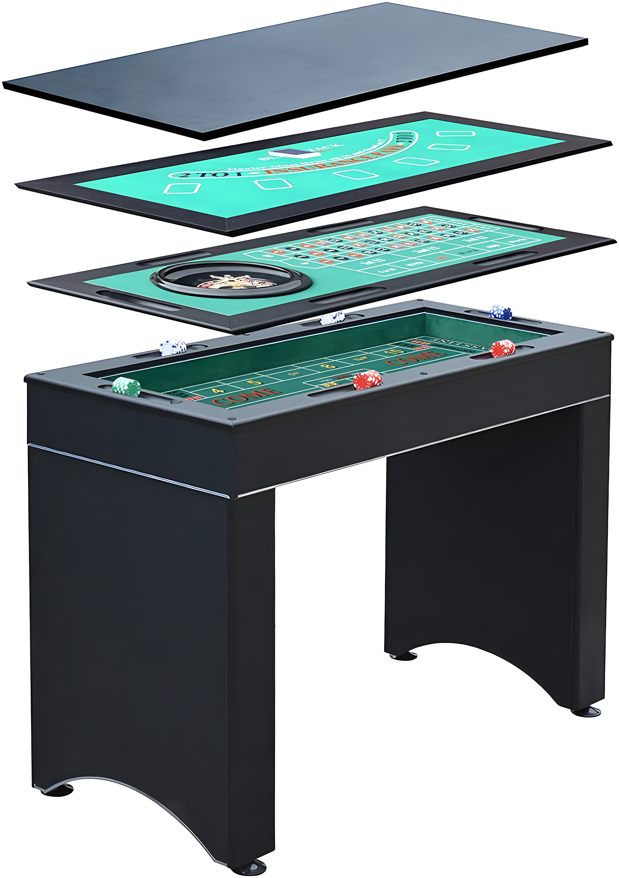 Hathaway Games 48" Monte Carlo Poker Table
