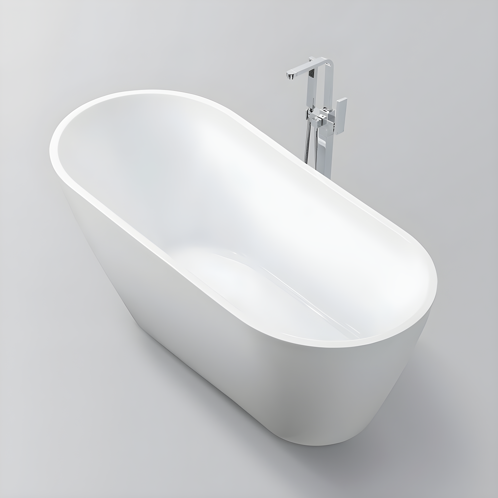 Cora 67" x 32" Freestanding Acrylic Bathtub