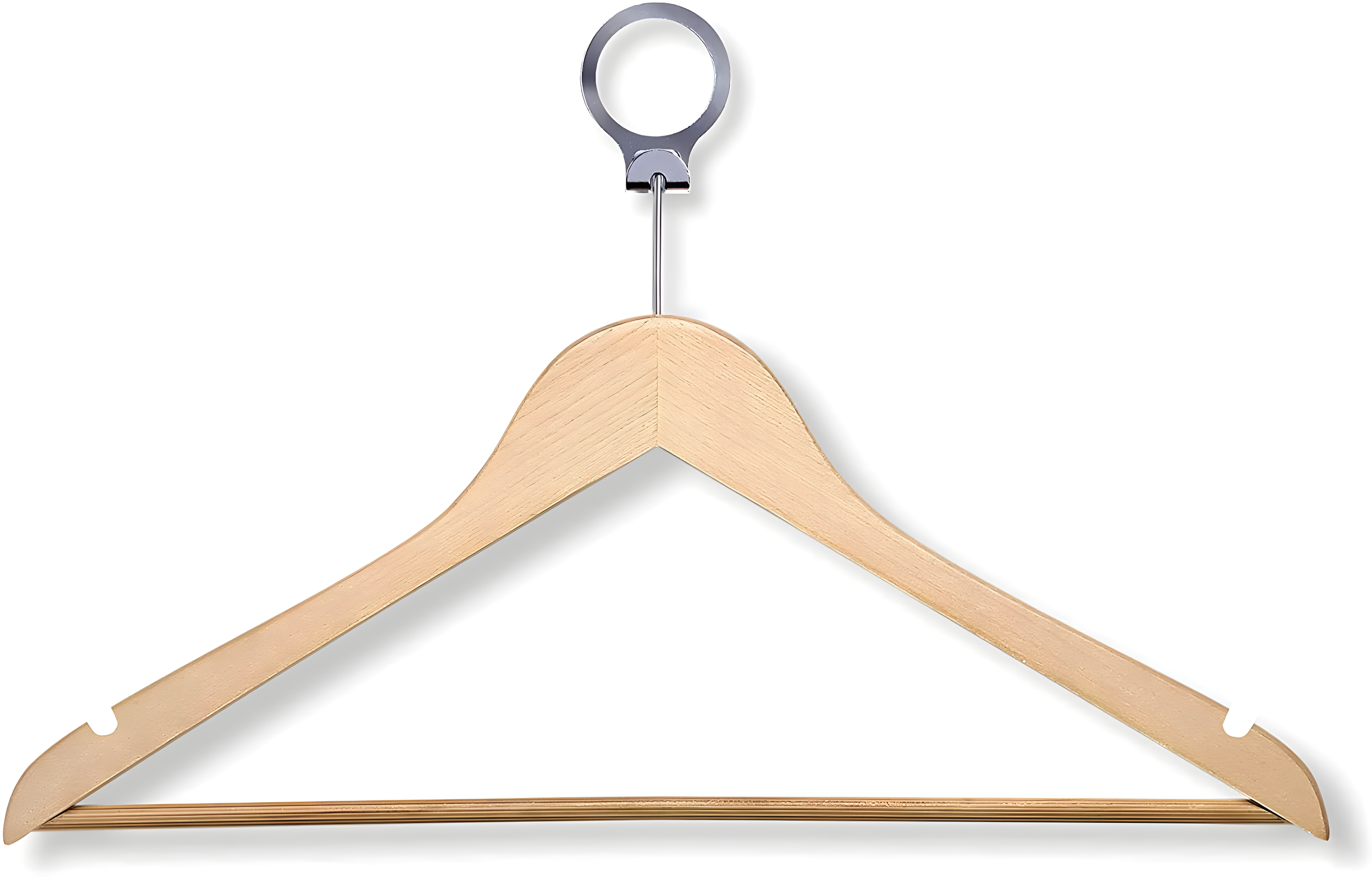 Rebrilliant Rogin Wood Standard Hanger for Suit/Coat (Set of 24)