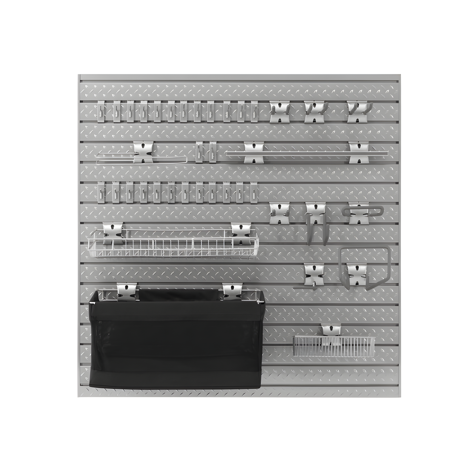 NewAge Products Garage 40 Piece Steel Slatwall Accessory Kit