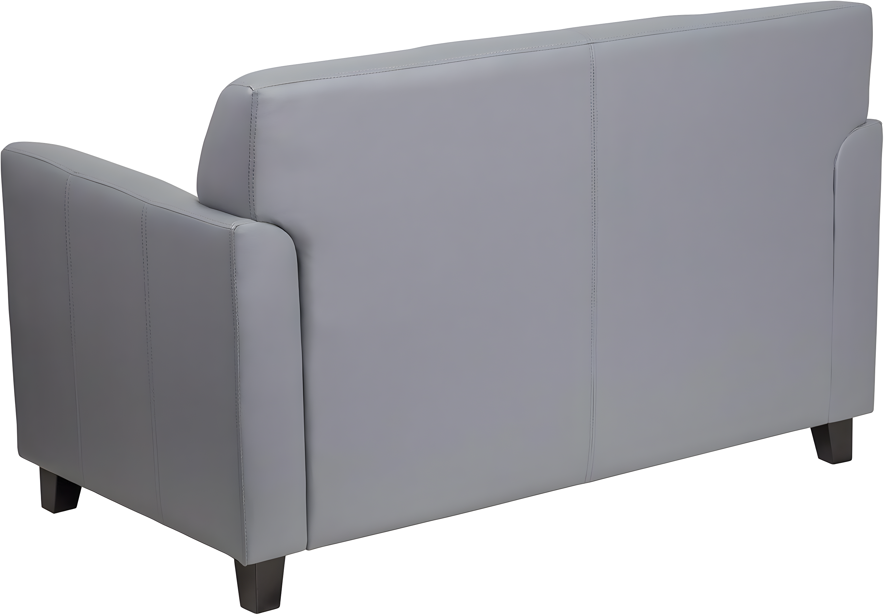 Hercules Junkersfeld 52" Modern LeatherSoft Upholstered Reception Loveseat