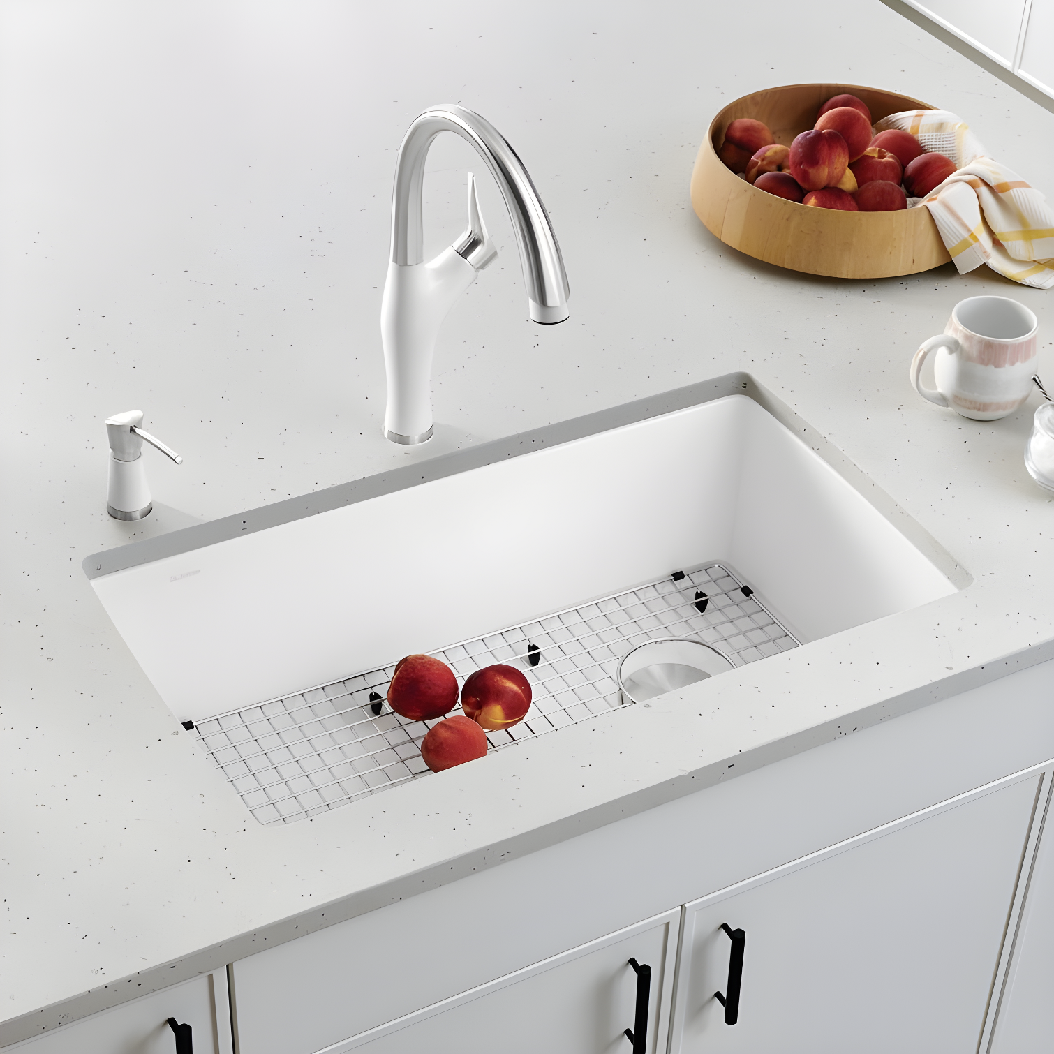 Diamond SILGRANIT 33" Super Single Undermount Kitchen Sink