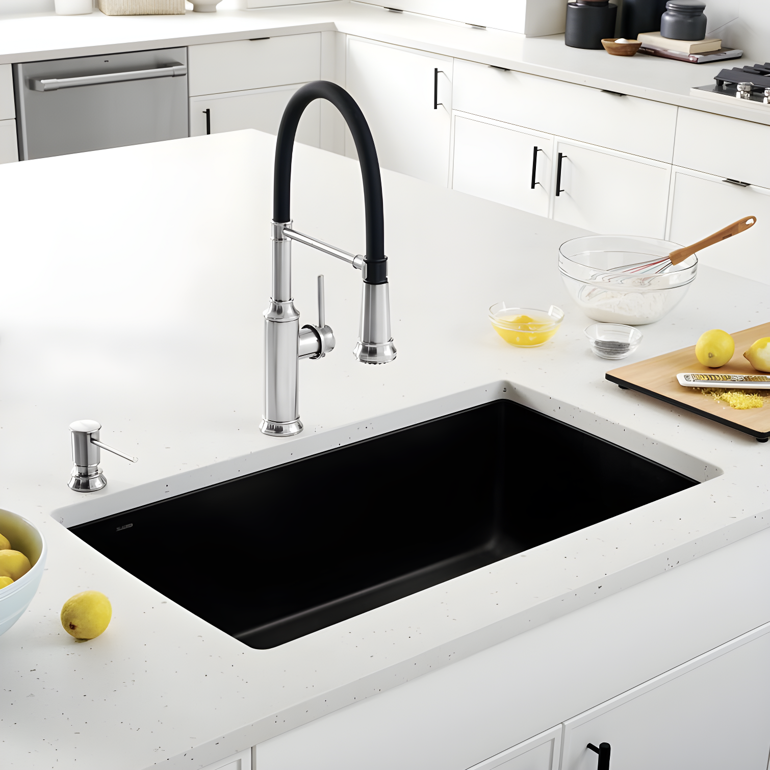 Diamond SILGRANIT 33" Super Single Undermount Kitchen Sink