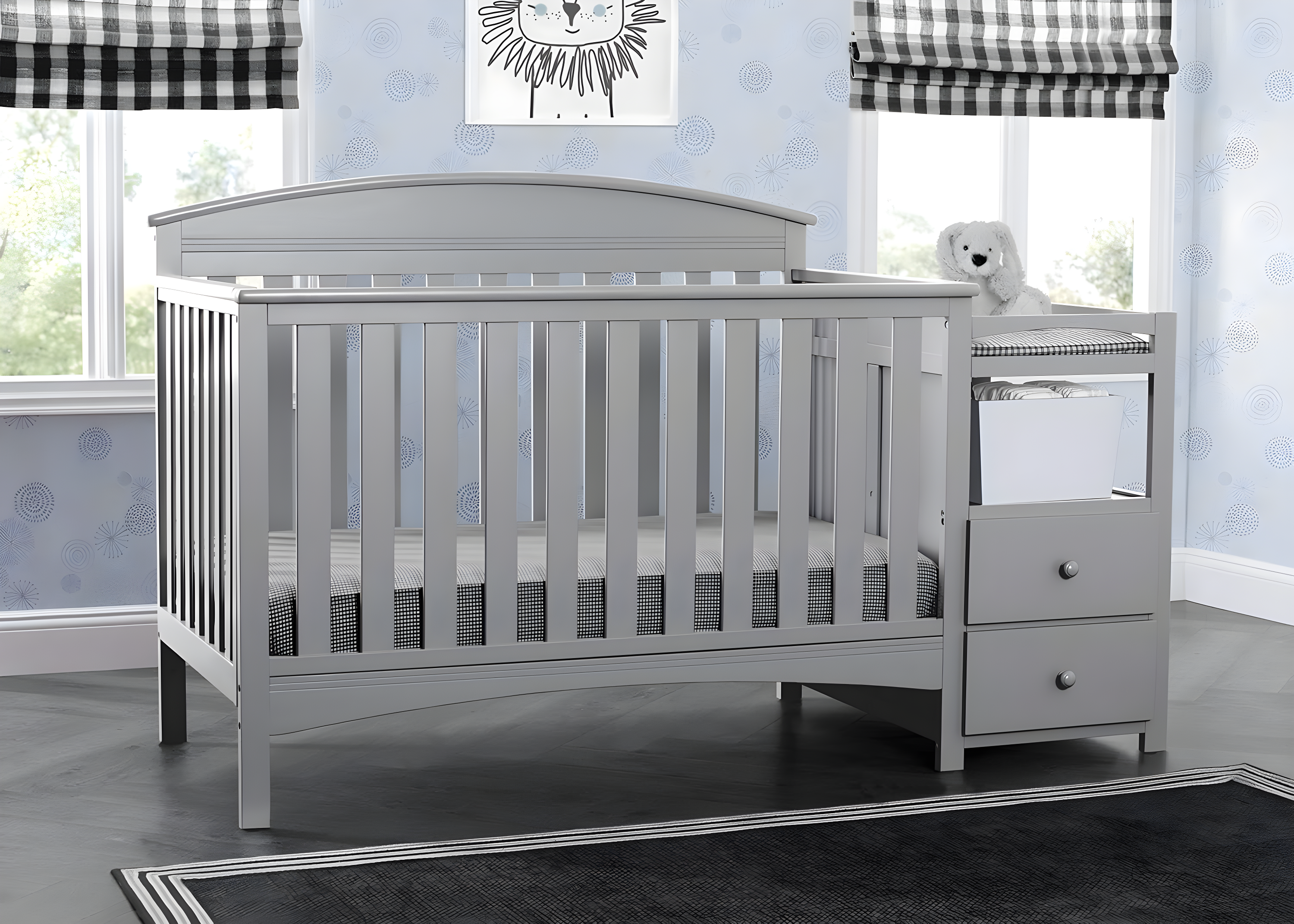 Delta Children Abby 4-in-1 Convertible Crib