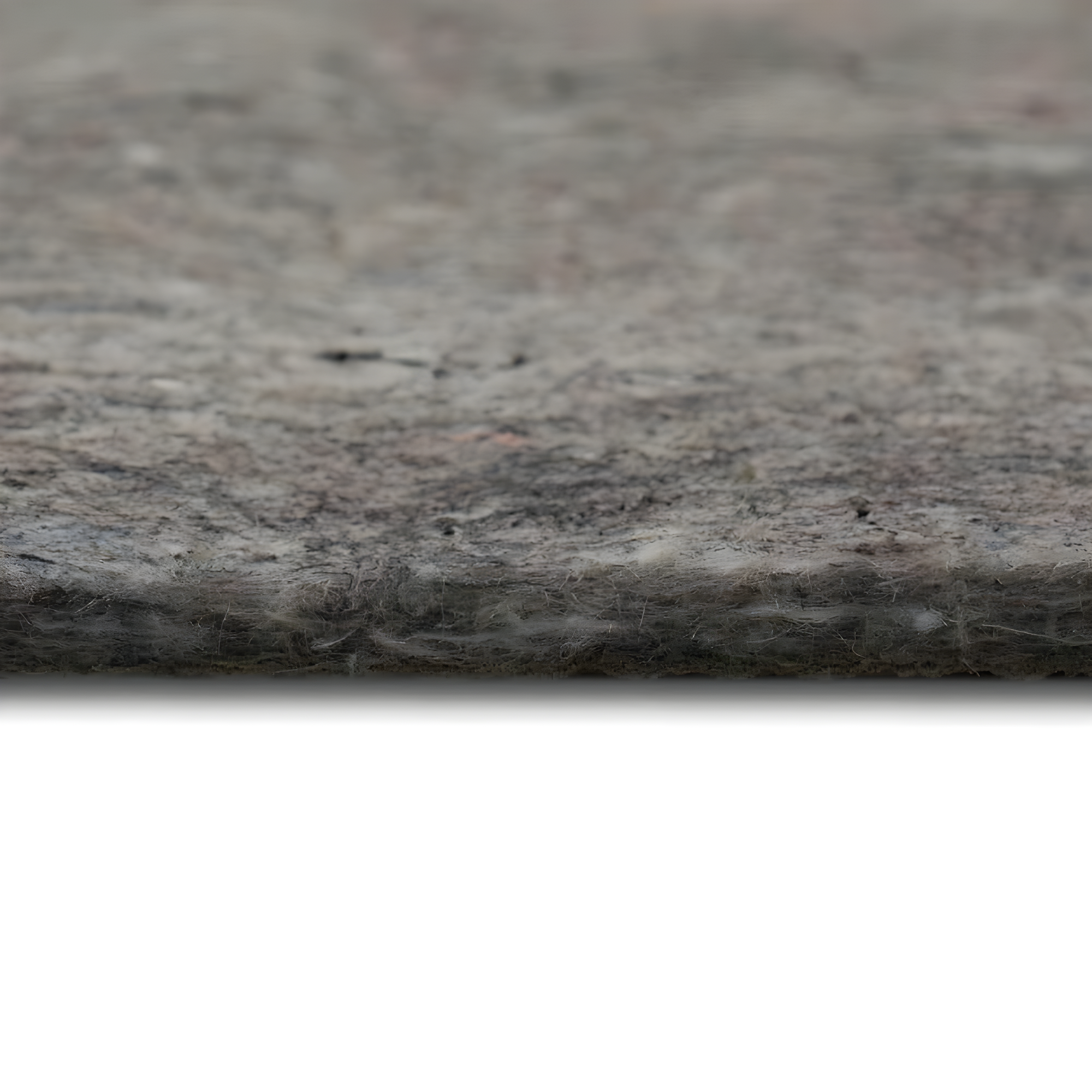 Mohawk 4'10" Round Premium Dual Surface Rug Pad Brown: Skid-Resistant, Polyester, Latex Backing, Gray