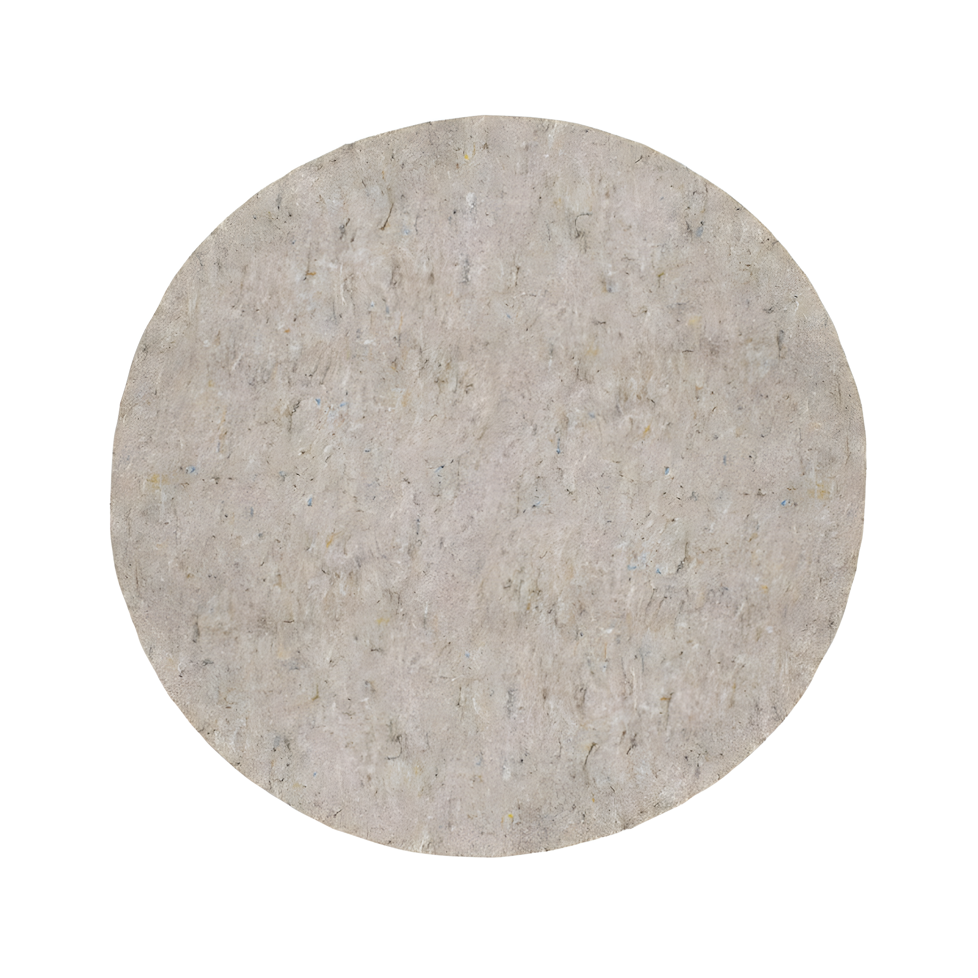 Mohawk 4'10" Round Premium Dual Surface Rug Pad Brown: Skid-Resistant, Polyester, Latex Backing, Gray