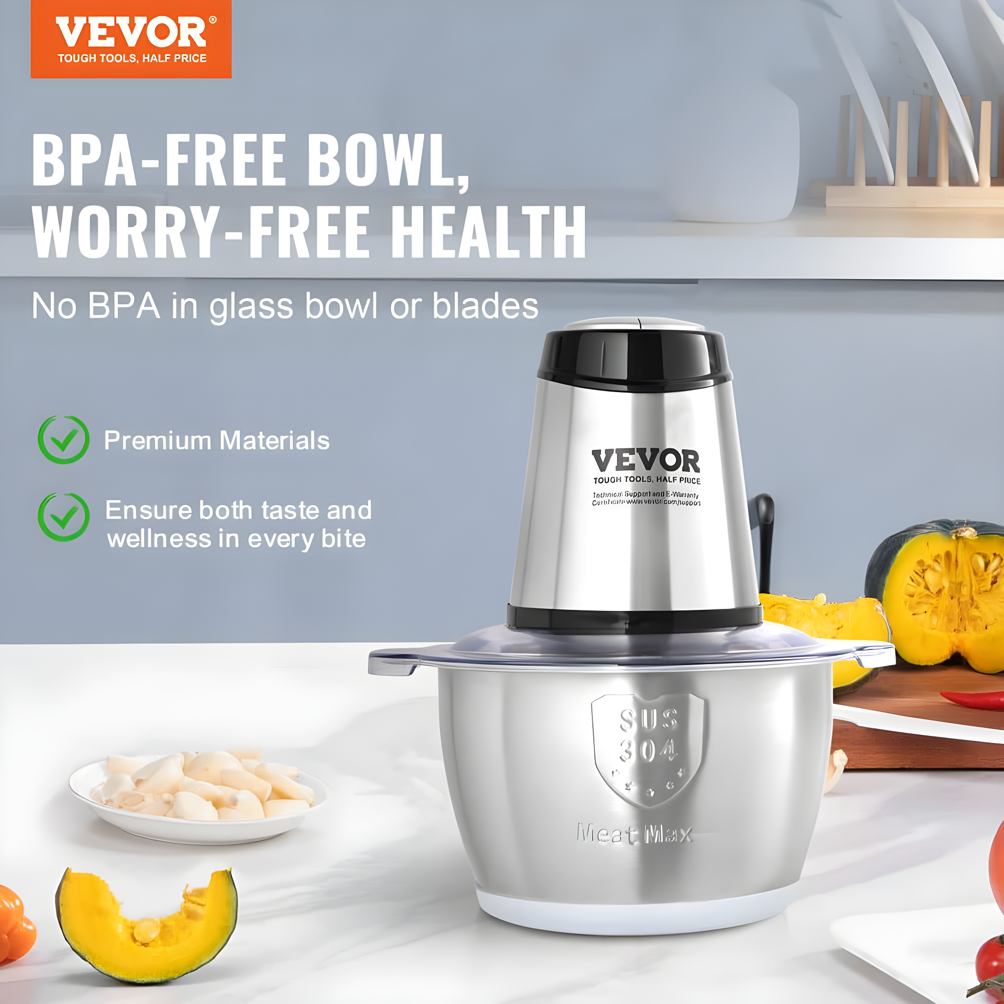 VEVOR VEVOR 8 Cup Food Processor