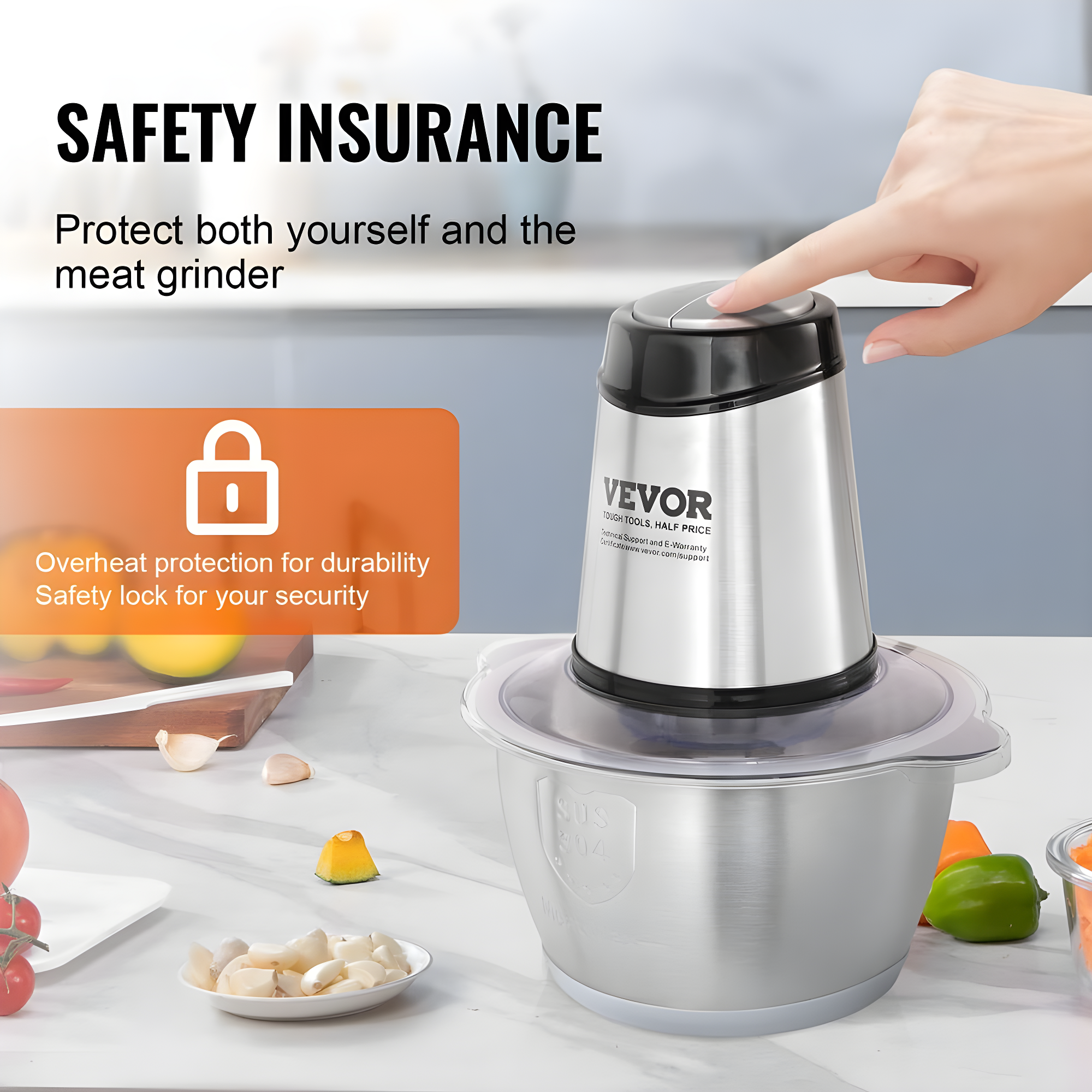 VEVOR VEVOR 8 Cup Food Processor