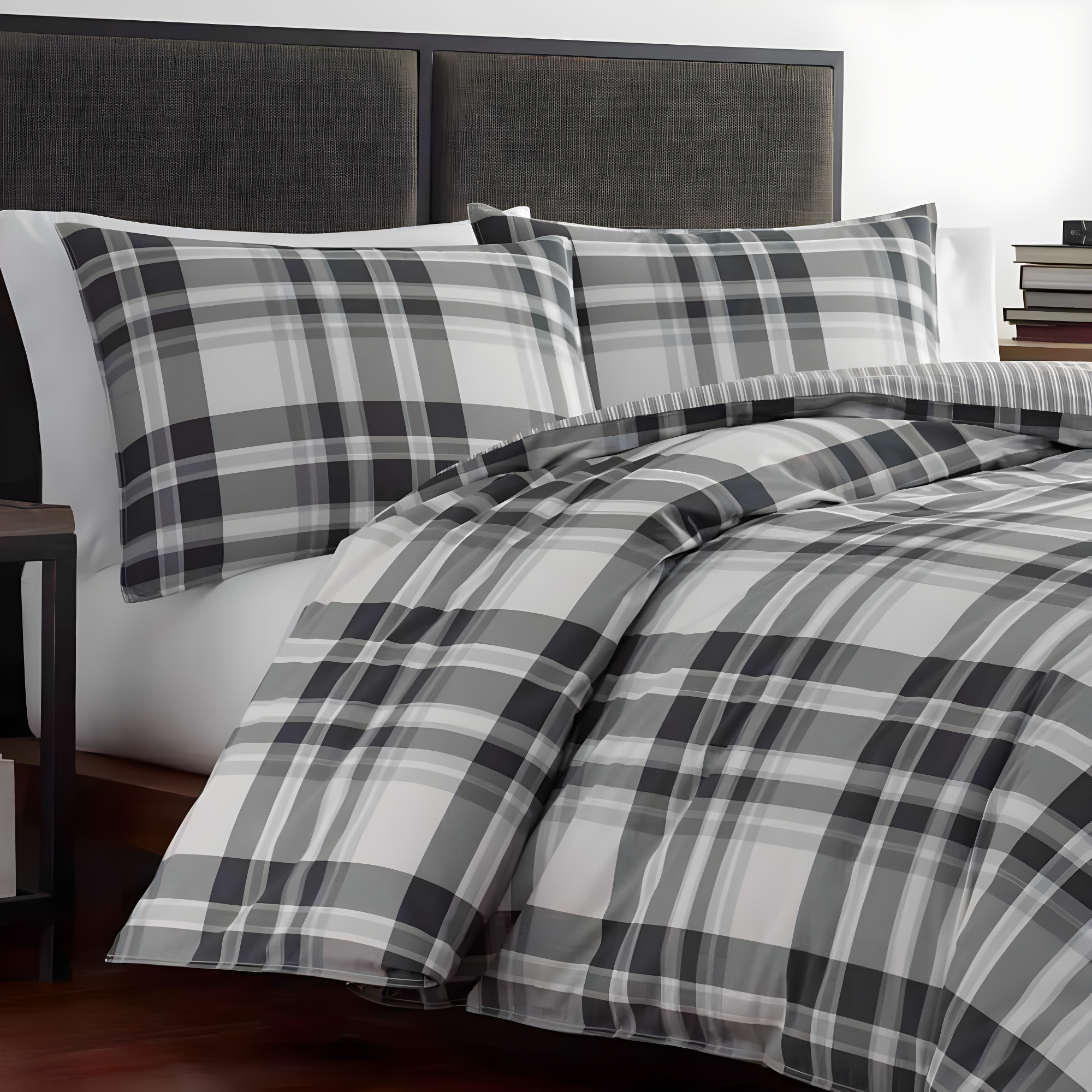 Eddie Bauer Coal Creek Plaid Cotton Comforter Set