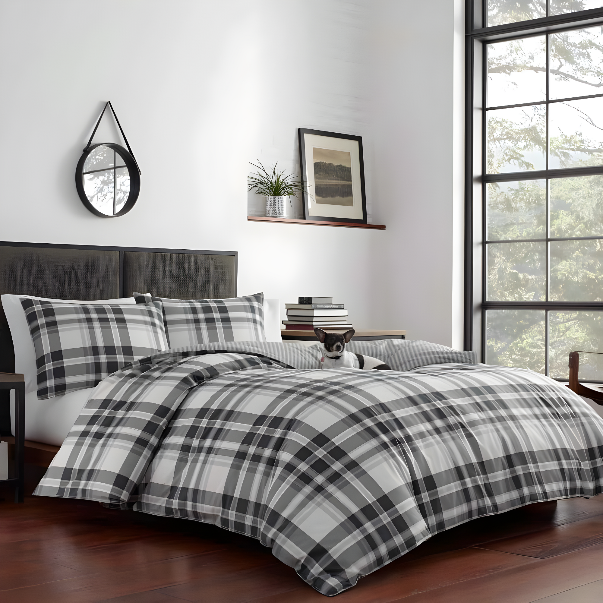 Eddie Bauer Coal Creek Plaid Cotton Comforter Set