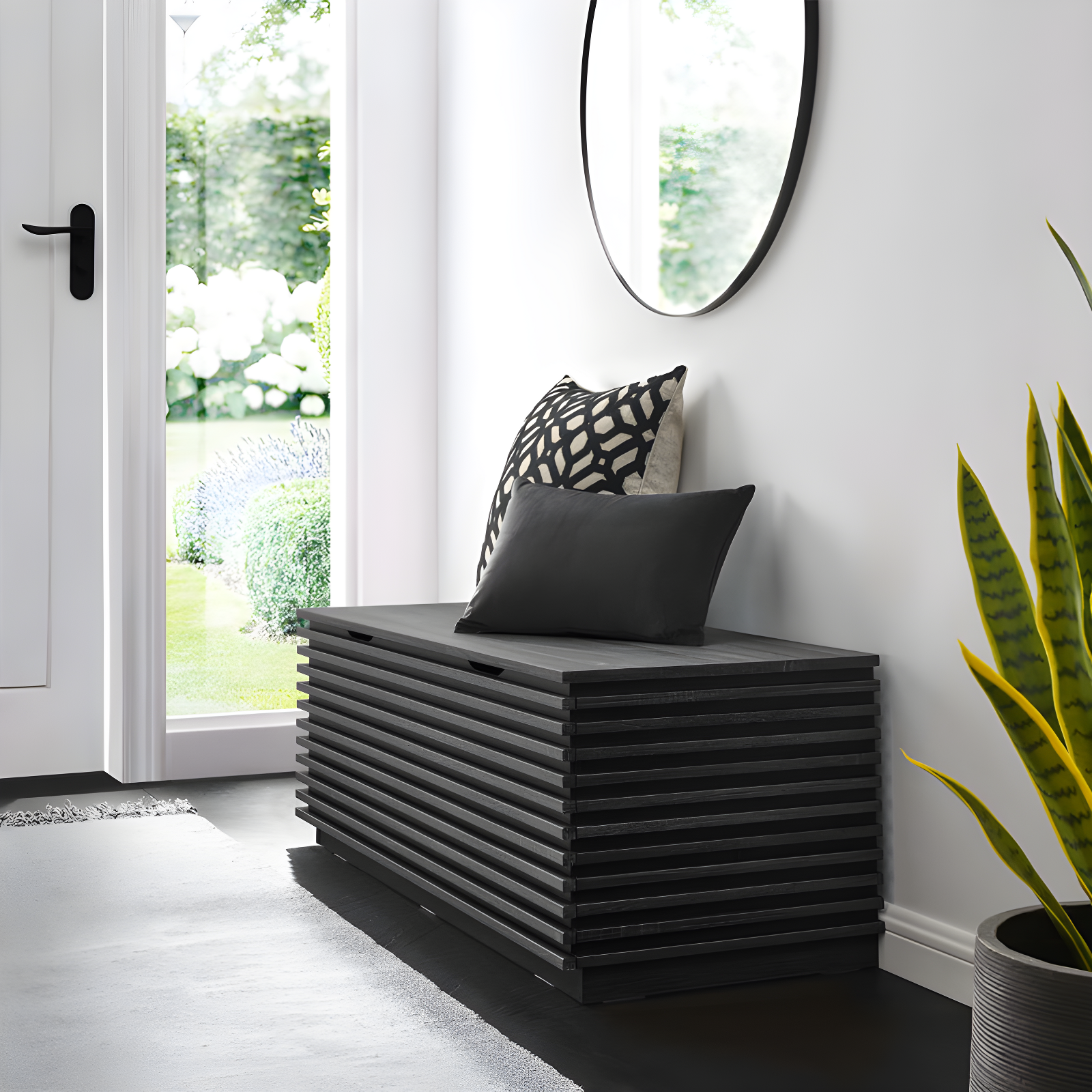 Modway Render 47" Wood Grain Storage Bench & Reviews | Wayfair