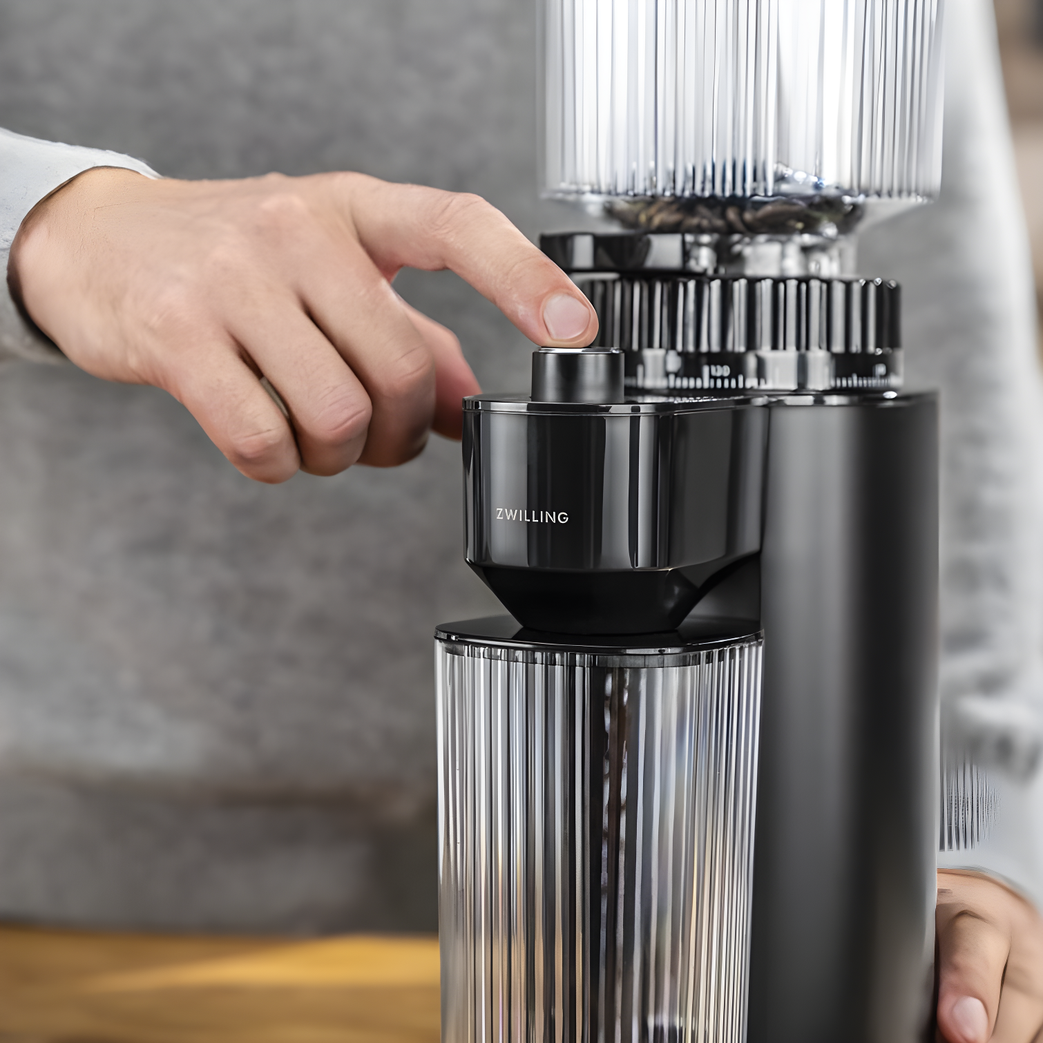 ZWILLING Enfinigy Burr Coffee Grinder Electric, 140 Coffee Grinding Options from Espresso to Drip Coffee