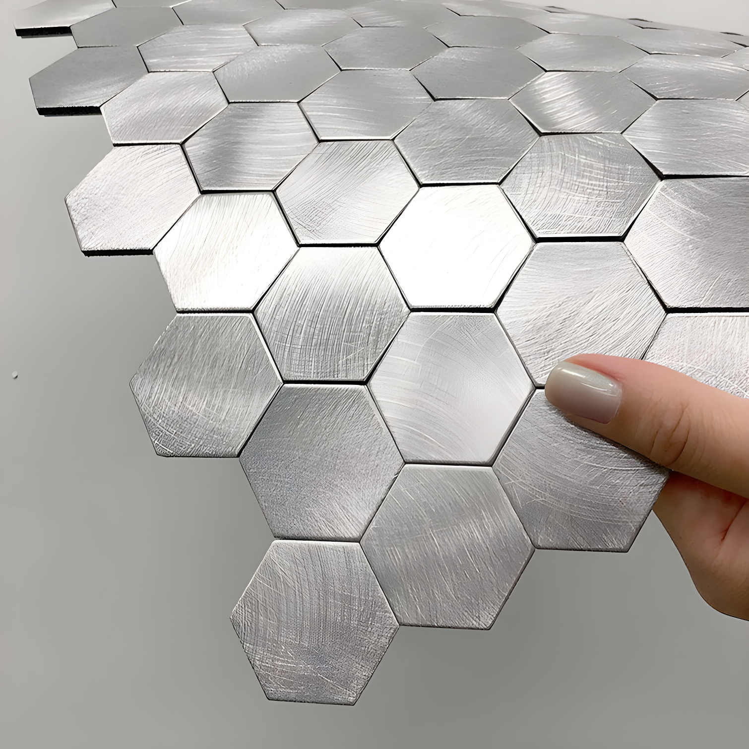 Design Is Personal 12'' W x 12'' L Polyvinyl Chloride (PVC) Peel and Stick Mosaic Tile