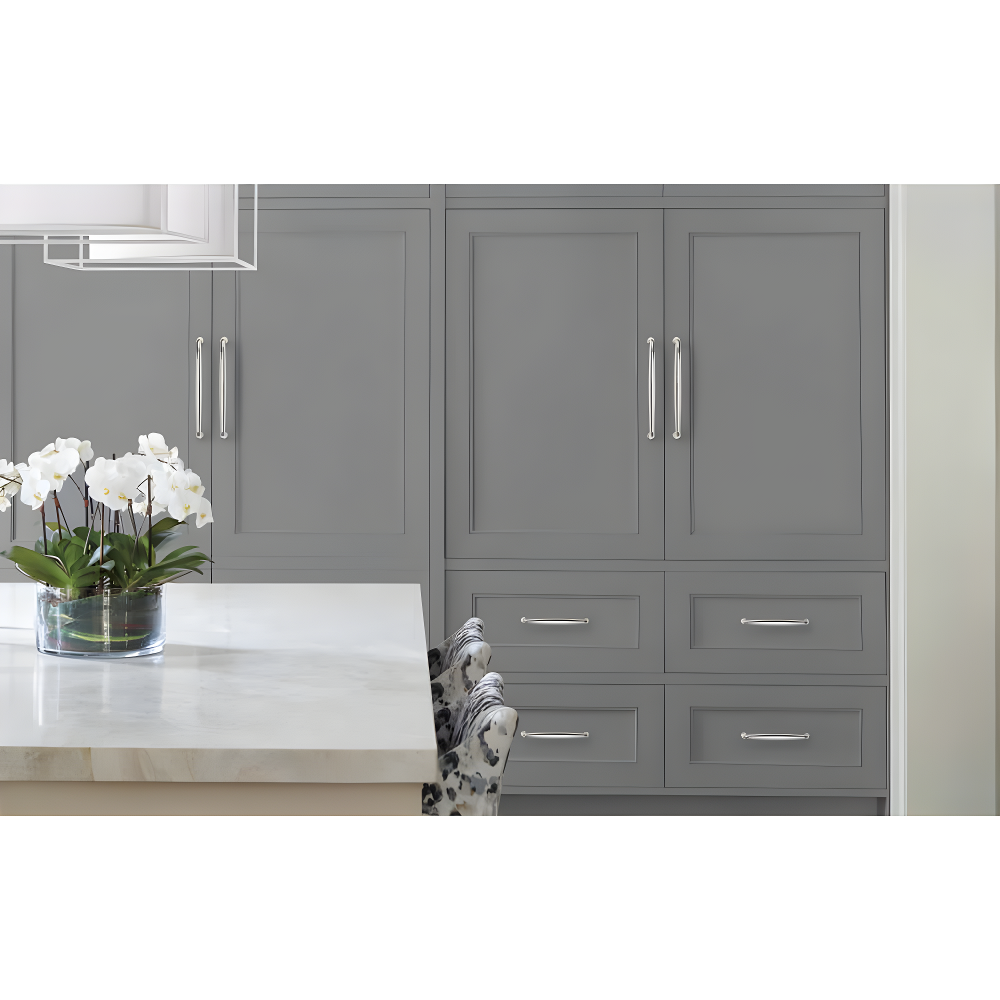 Amerock Kane 12 inch (305mm) Center-to-Center Polished Nickel Appliance Pull