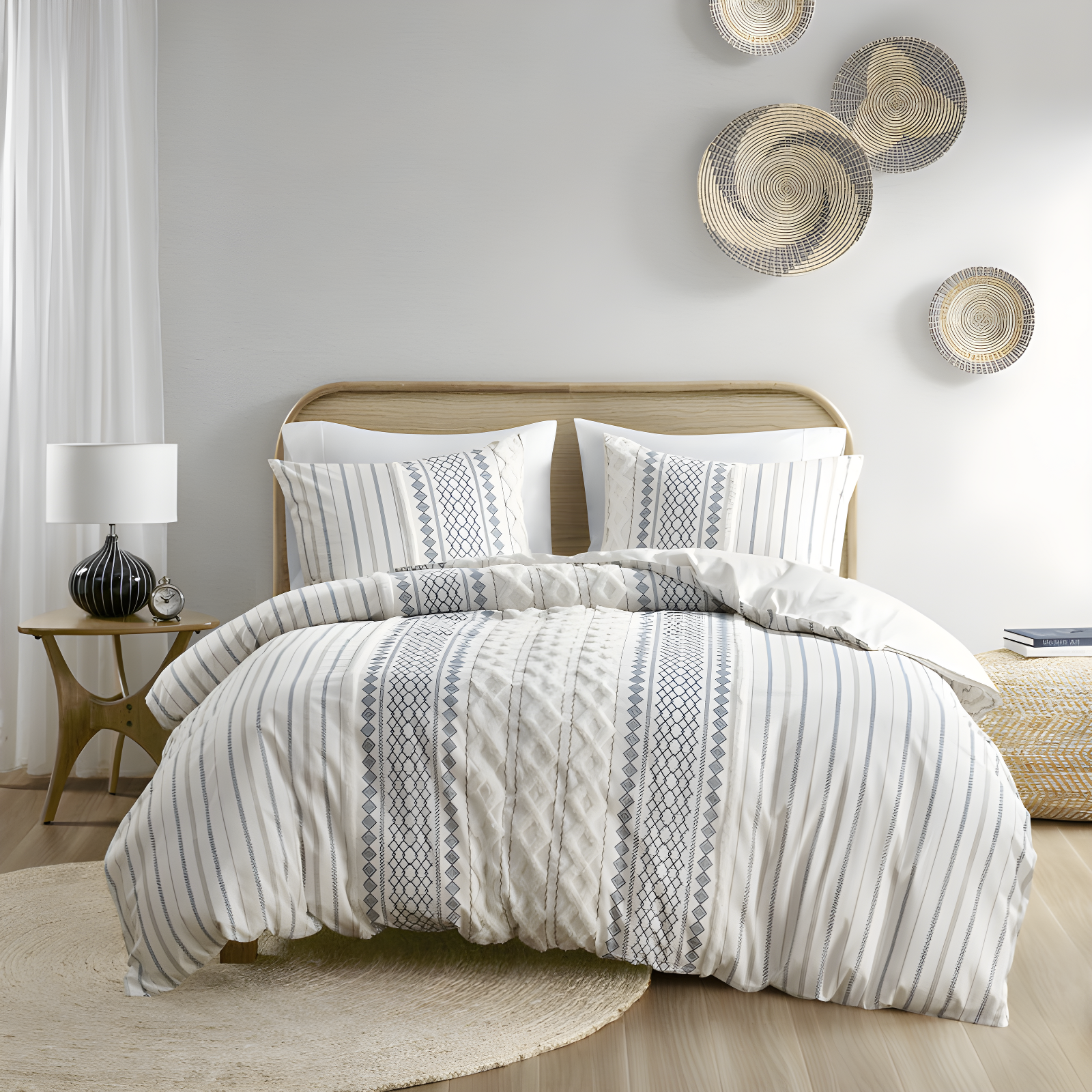 INK+IVY Imani Cotton Printed Comforter Set