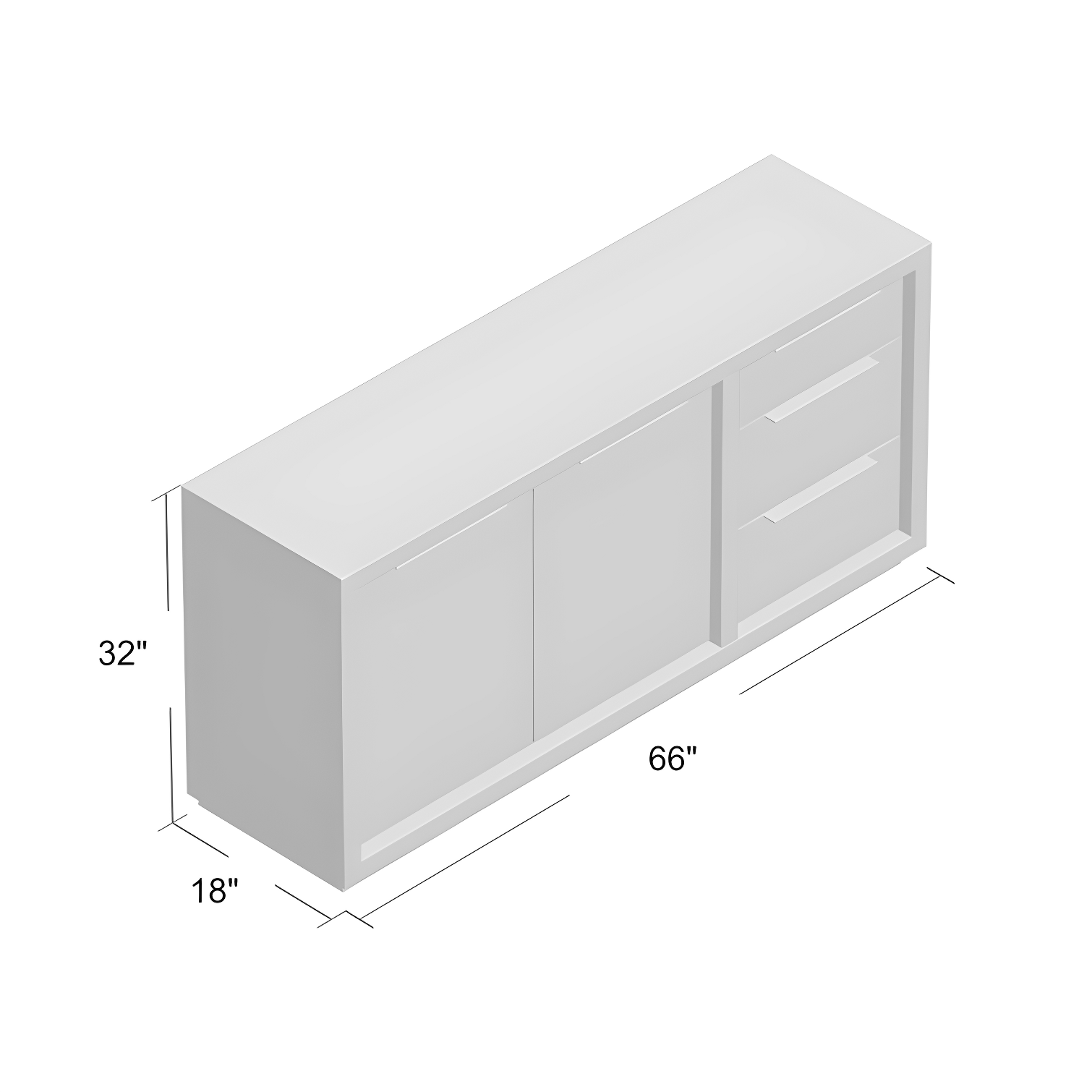 Eloise 66'' Sideboard