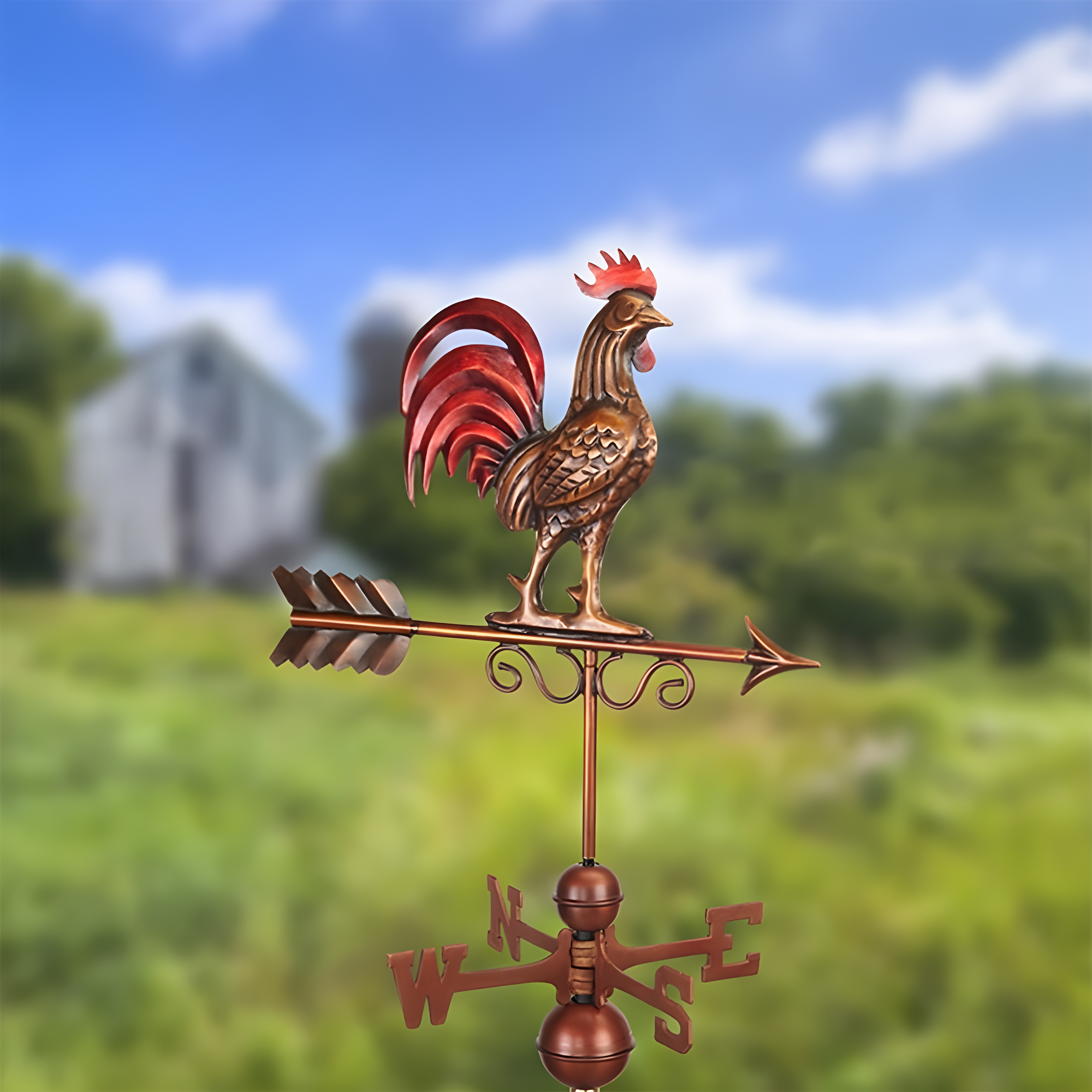 Good Directions 36'' H Metal Animals Weathervane