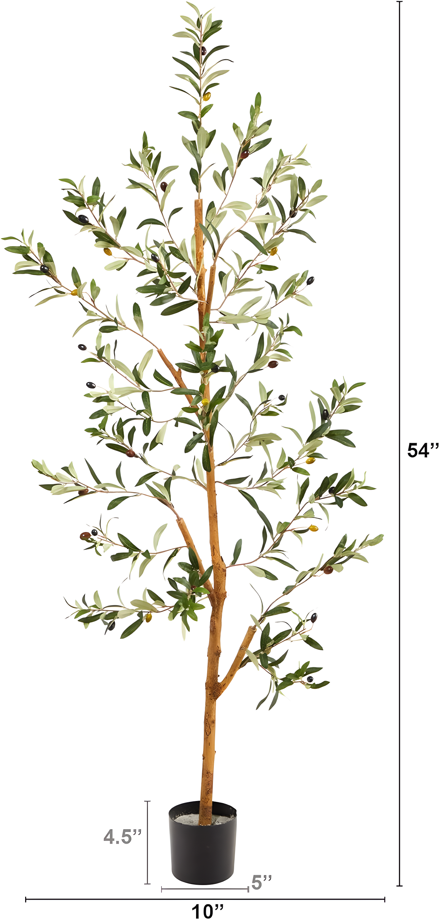 Nearly Natural 4.5-ft Olive Artificial Tree