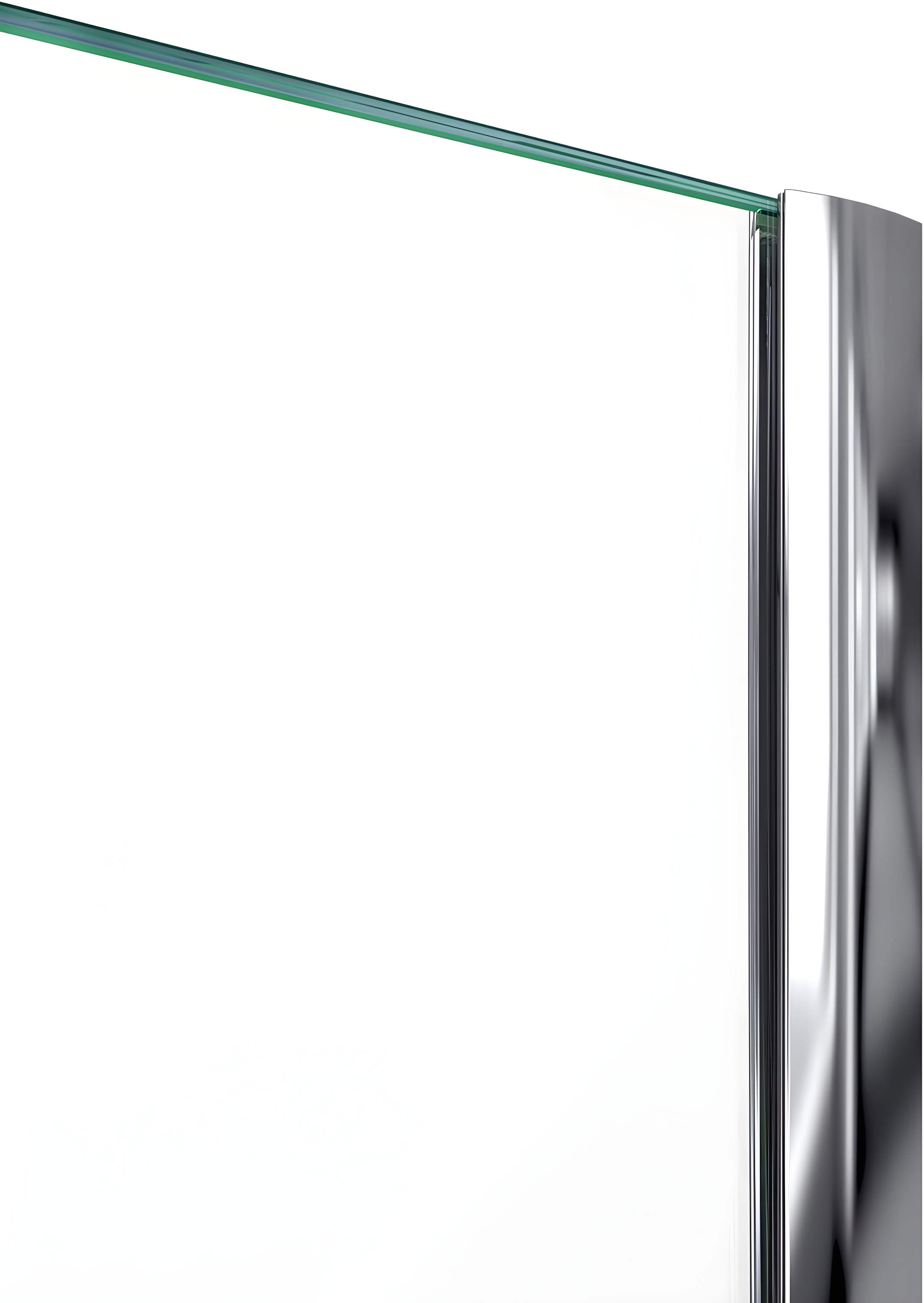 Prism 40" W x 40" D x 74.75" H Frameless Neo-Angle Reversible Shower Kit with Towel Bar and Base Included