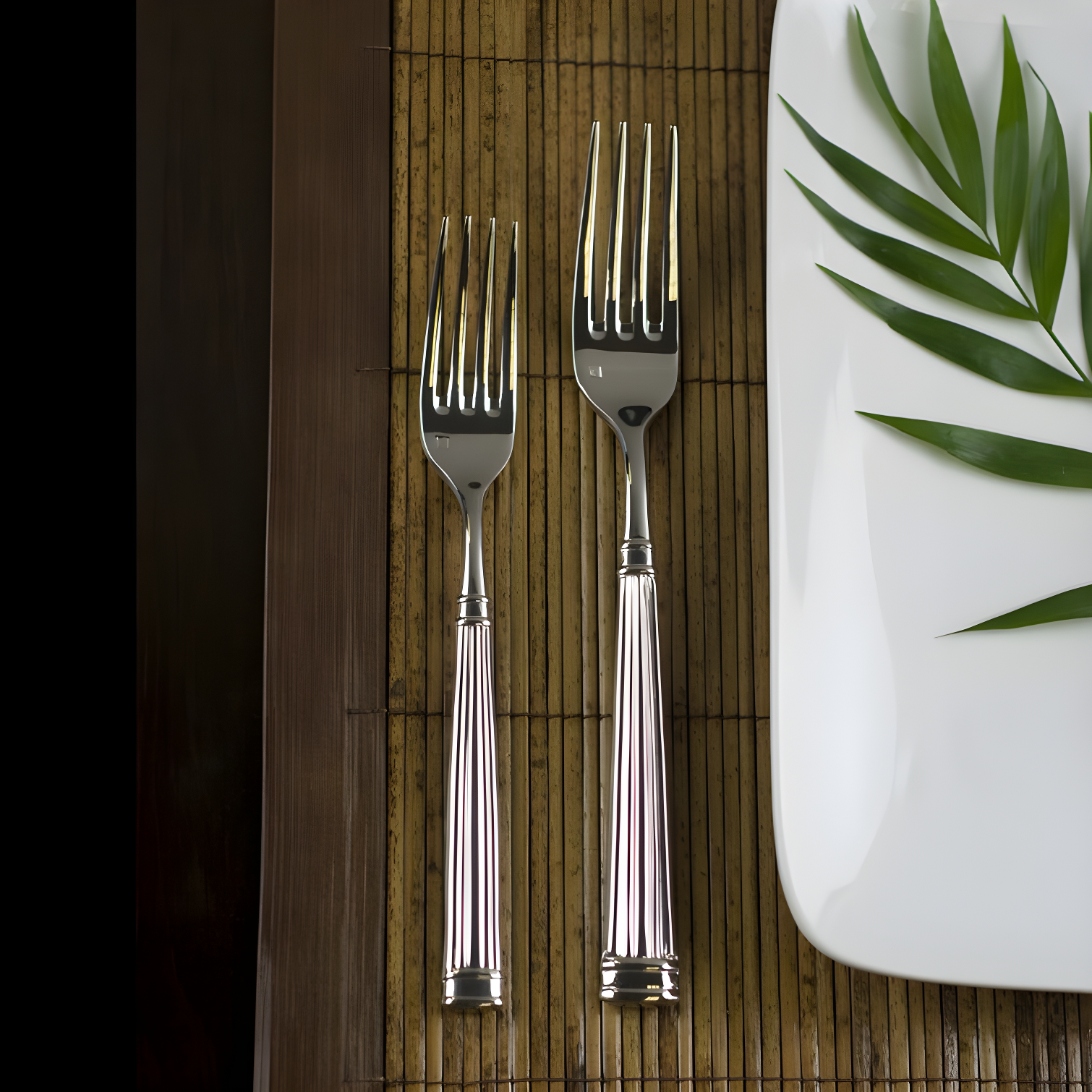 Doria 5 Piece 18/10 Stainless Steel Flatware Set, Service for 1