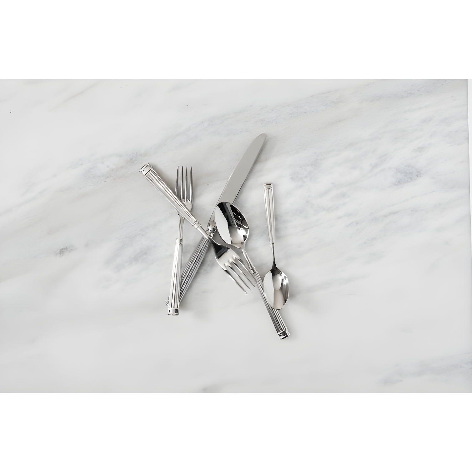 Doria 5 Piece 18/10 Stainless Steel Flatware Set, Service for 1