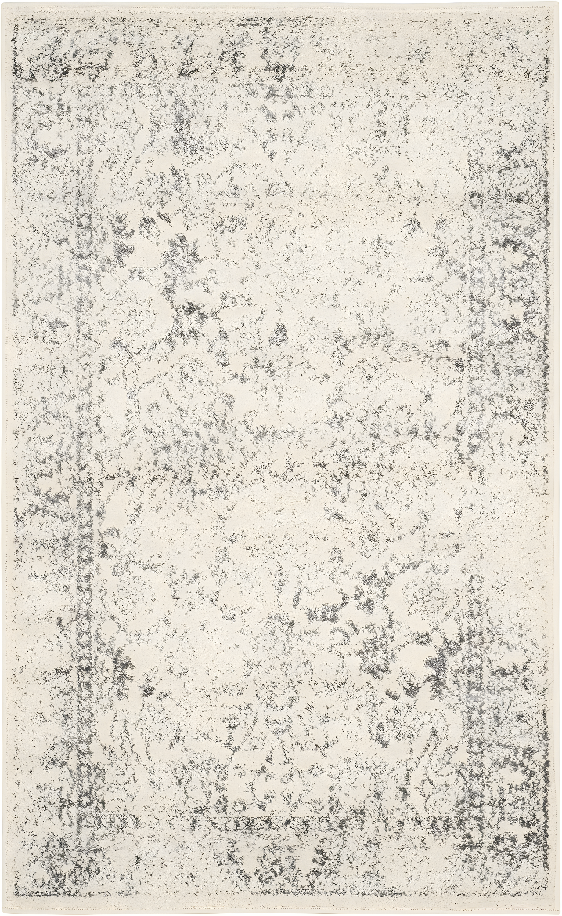Adirondack ADR109 Machine Made Indoor Accent Rug - Ivory/Silver - 3'x5' - Safavieh