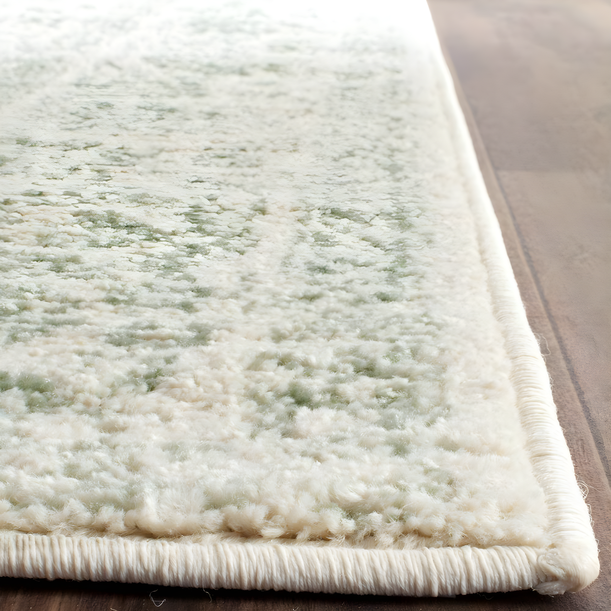 SAFAVIEH Adirondack Wyatt Traditional Area Rug, Ivory/Sage, 8' x 8' Square