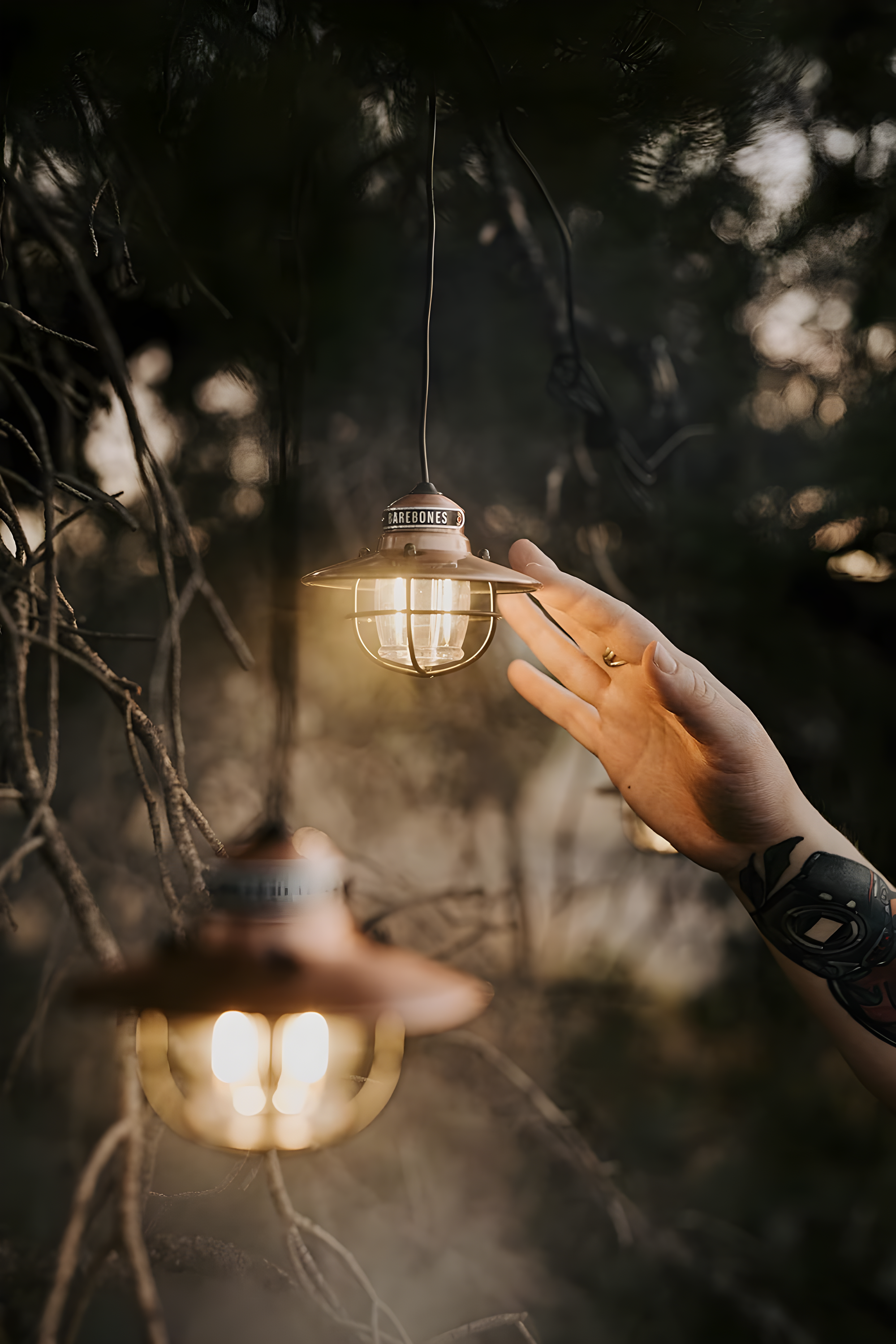 Cage Lantern LED String Lights