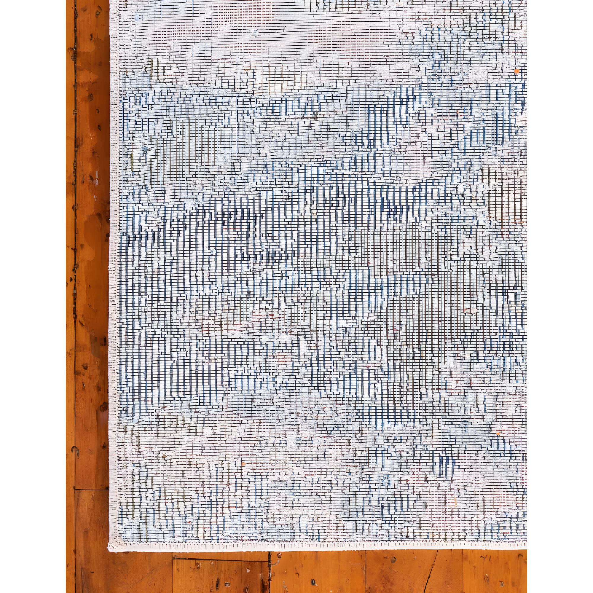 Unique Loom Chromatic Collection Area Rug - Avalon (8' x 10' Rectangle Light Blue/Gray)