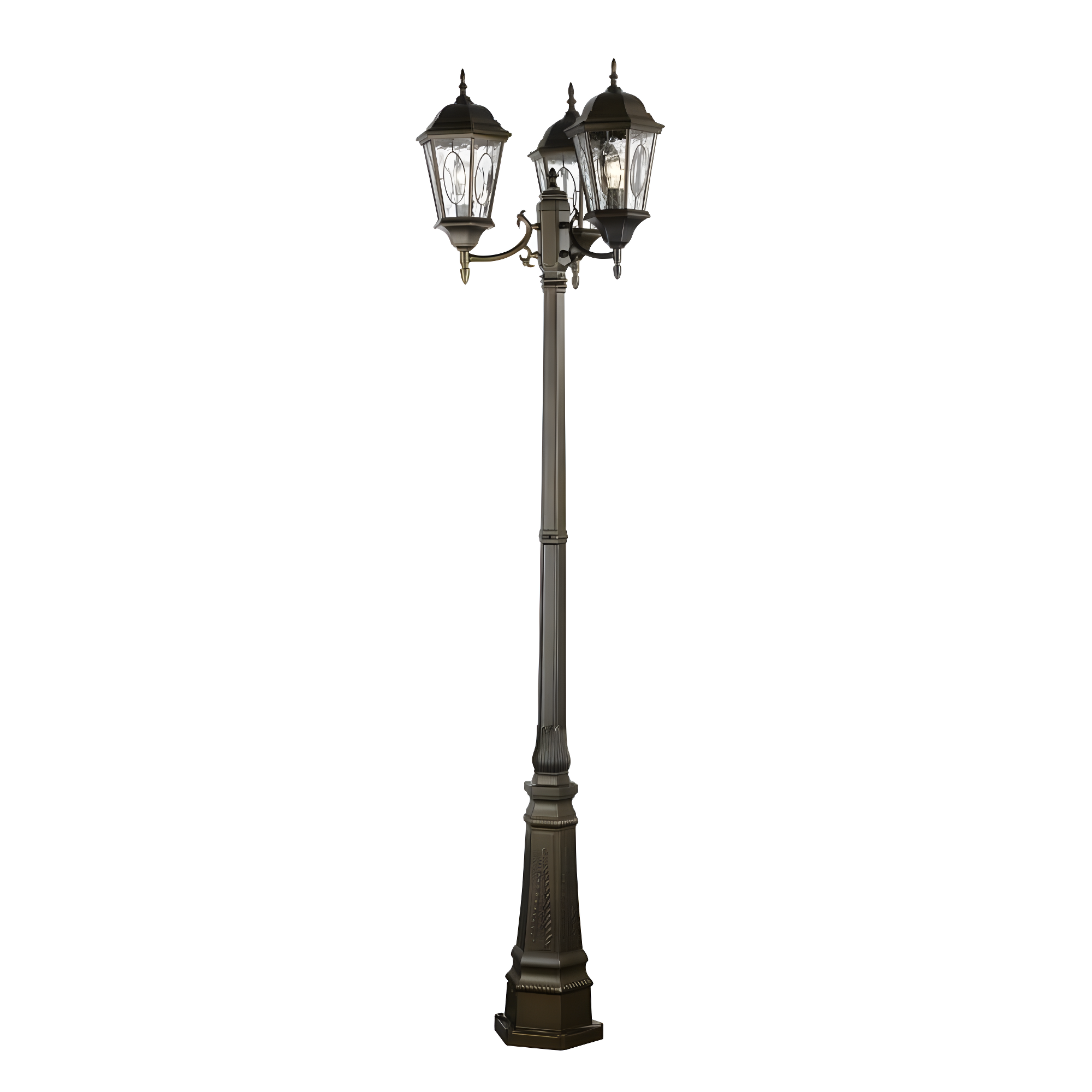 Trans Globe Lighting 4719 Three Light Up Lighting Outdoor Post Light From The Outdoor
